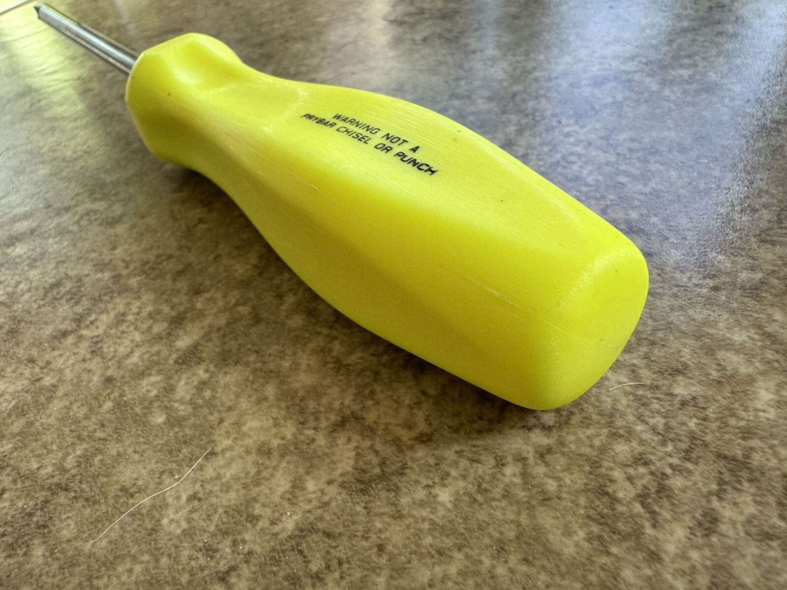 🟡 NEW Snap-On RARE HI-VIZ Hard Handle #3 Phillips Screwdriver SDDP63IRA