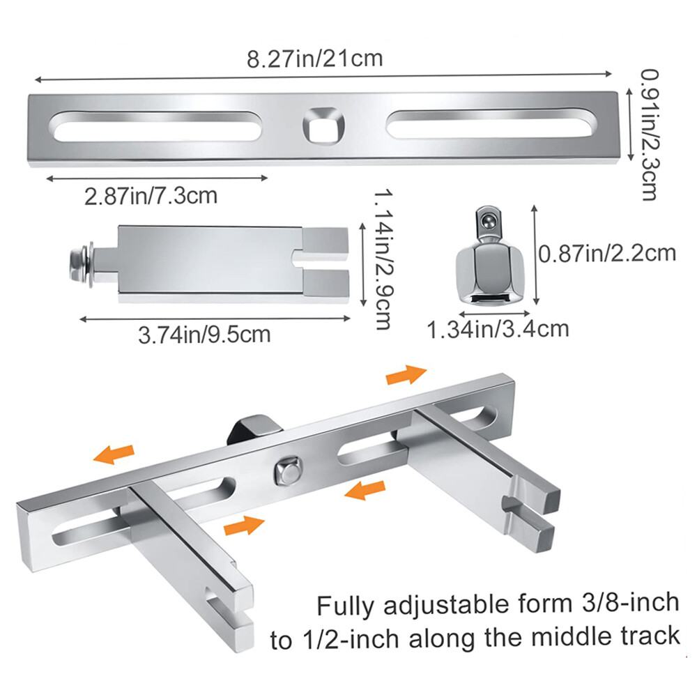 Adjustable Fuel Pump Module Spanner Wrench + Universal Tank Lock Ring Tool 6599