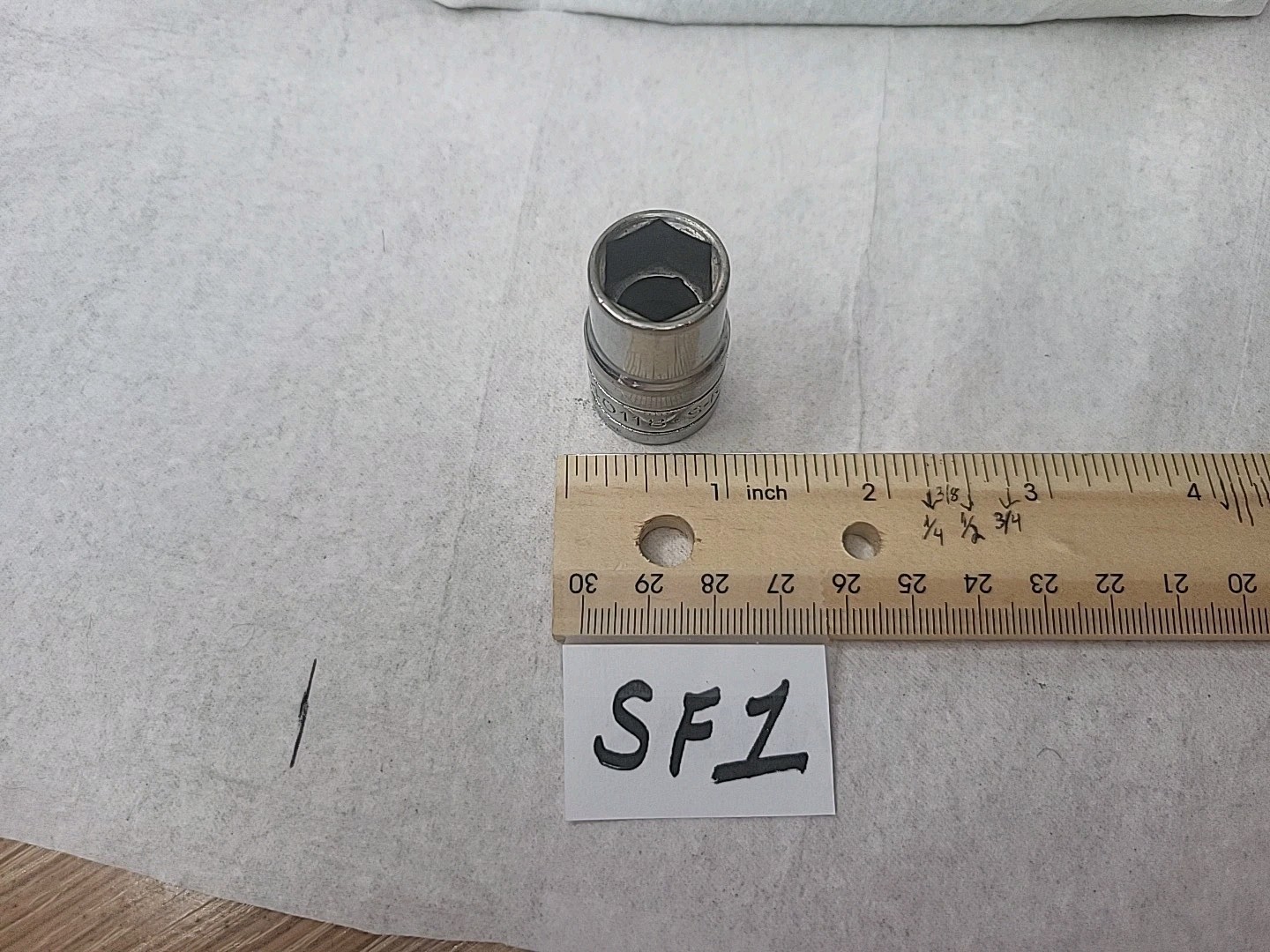 SK 40118 9/16″ Socket 1/2″ Drive 6 Point Shallow Polished Chrome USA
