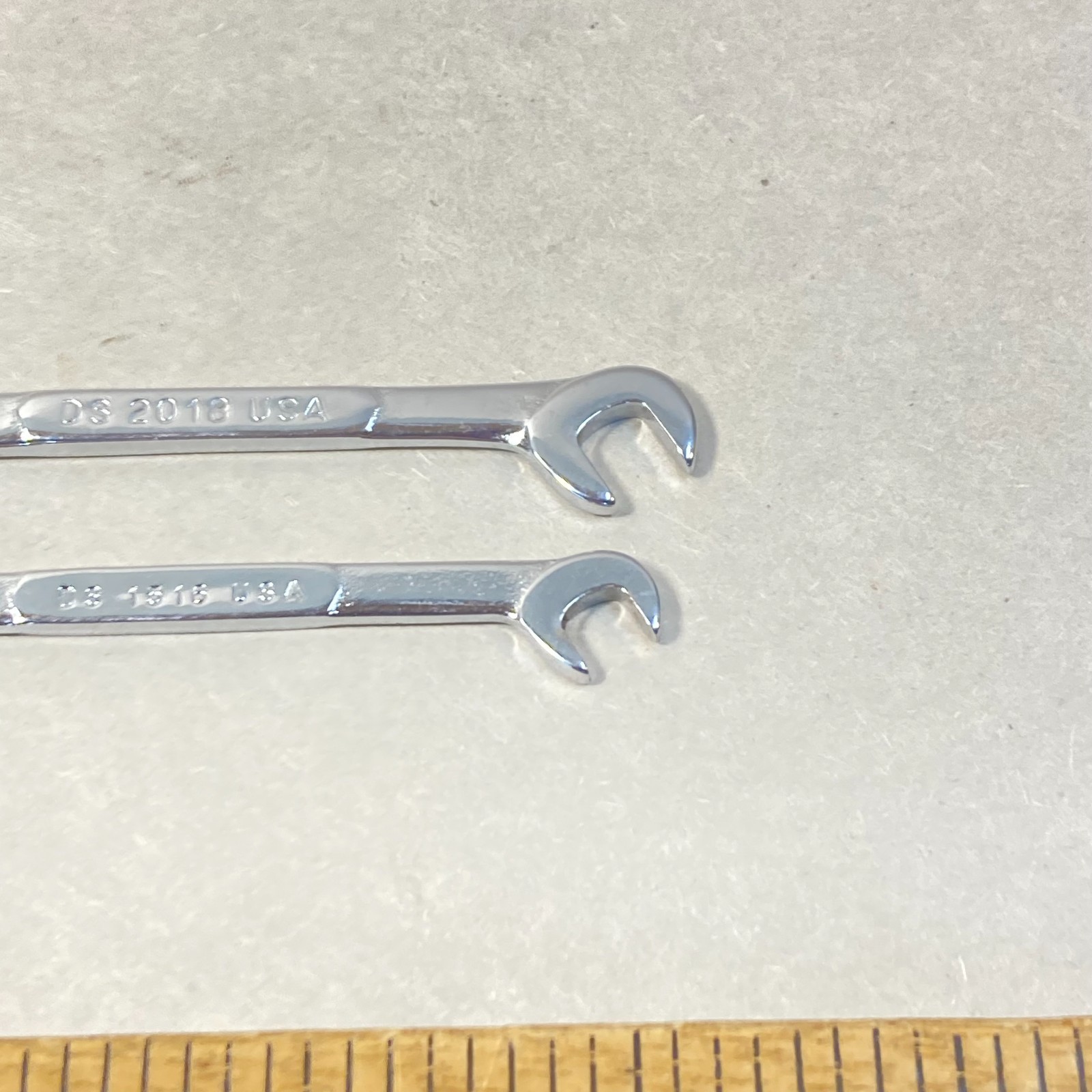 Vintage Snap-on Ignition Midget Wrench 2 Pc Open End Offset SAE USA