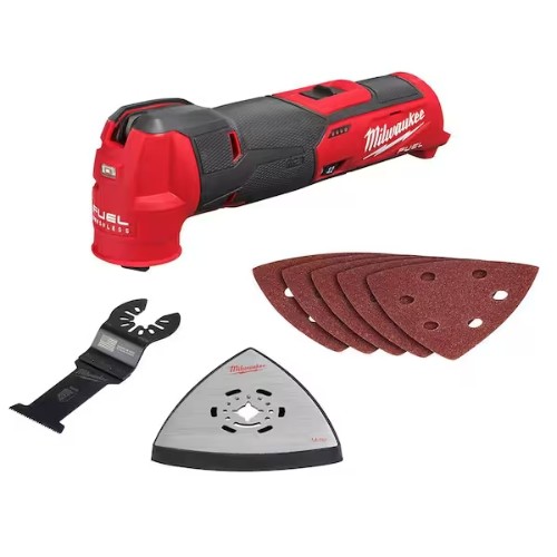 Milwaukee 2526-20 M12 Fuel Oscillating Multi-Tool, 10000 to 20000 OPM, 3.9