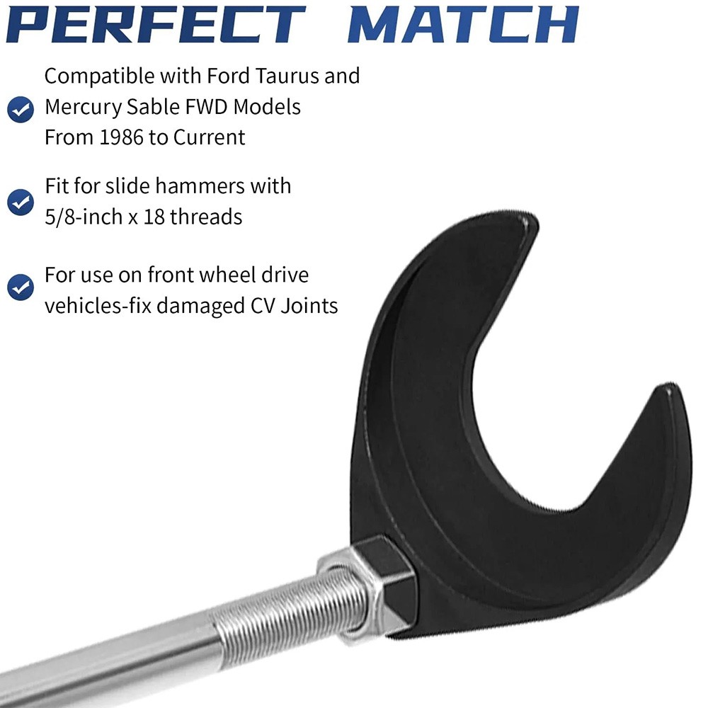 CV Joint Puller Slide Hammer Adapter Front Wheel Drive Axle Removal Tool -1040
