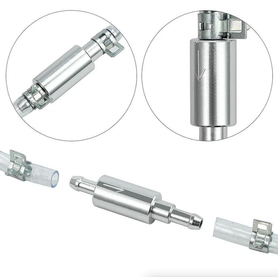 Car Motorcycle Clutch Brake Bleeder Hose One Way Valve Tube Bleeding Tool Set US
