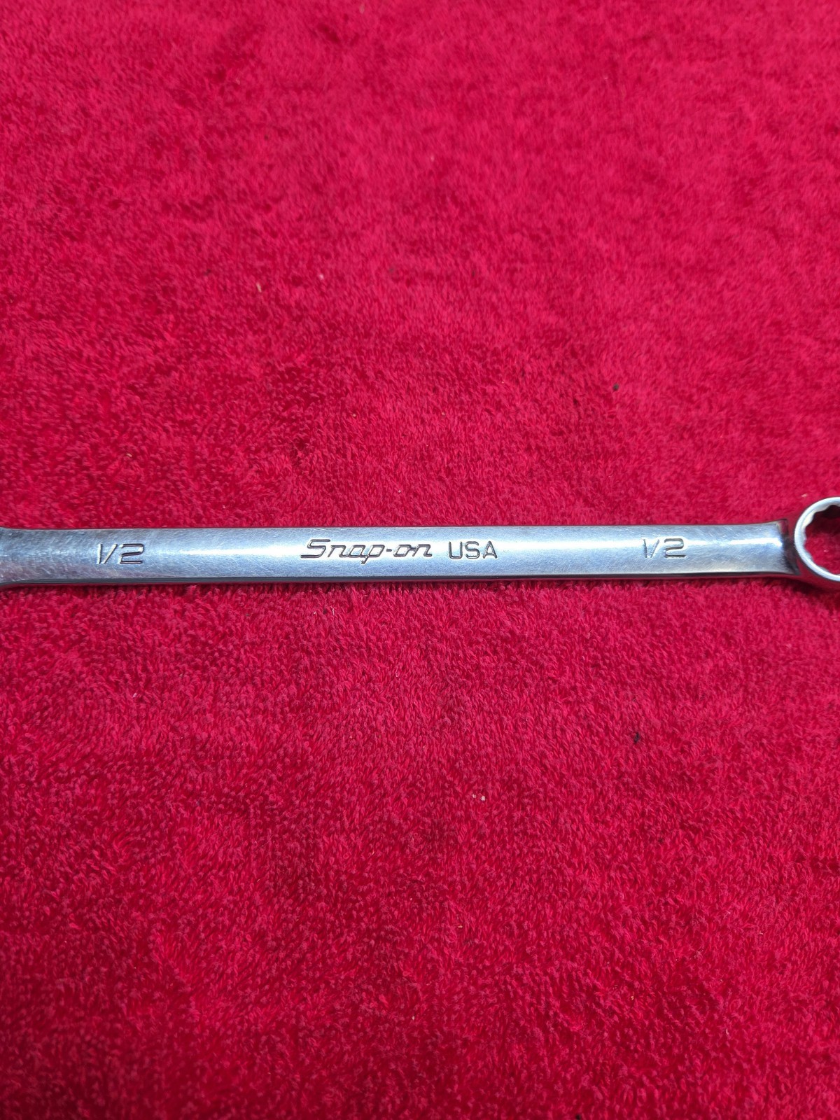 Snap On 1/2” Flank Drive Combination Wrench SAE SOEX16 Made In USA