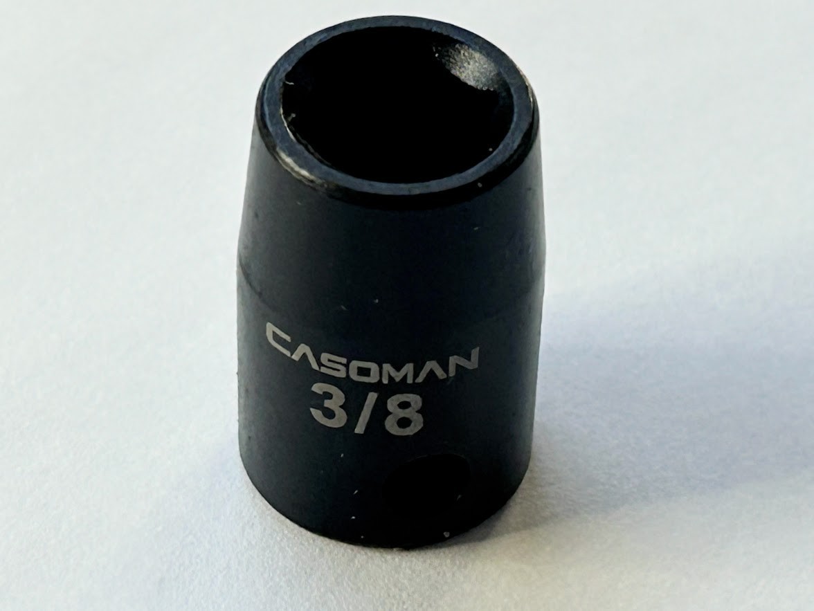 Casoman 3/8″ x 3/8″ Dr Standard Impact Socket 6 Point Free USA Shipping