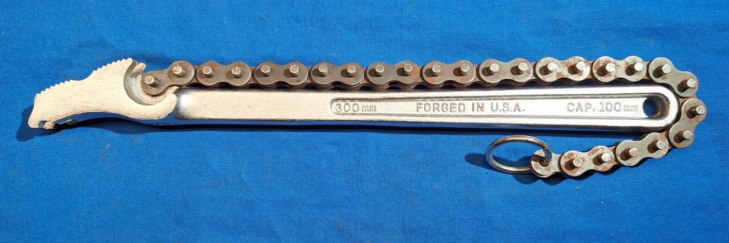 USA Craftsman 55713 12″ chain wrench WF series VG Cond