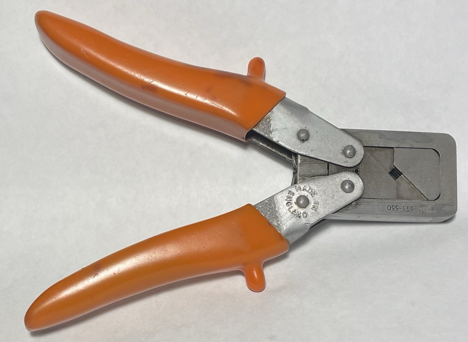 RS 533-550 Vintage Crimping Tool For Wire End Sleeves Made in England