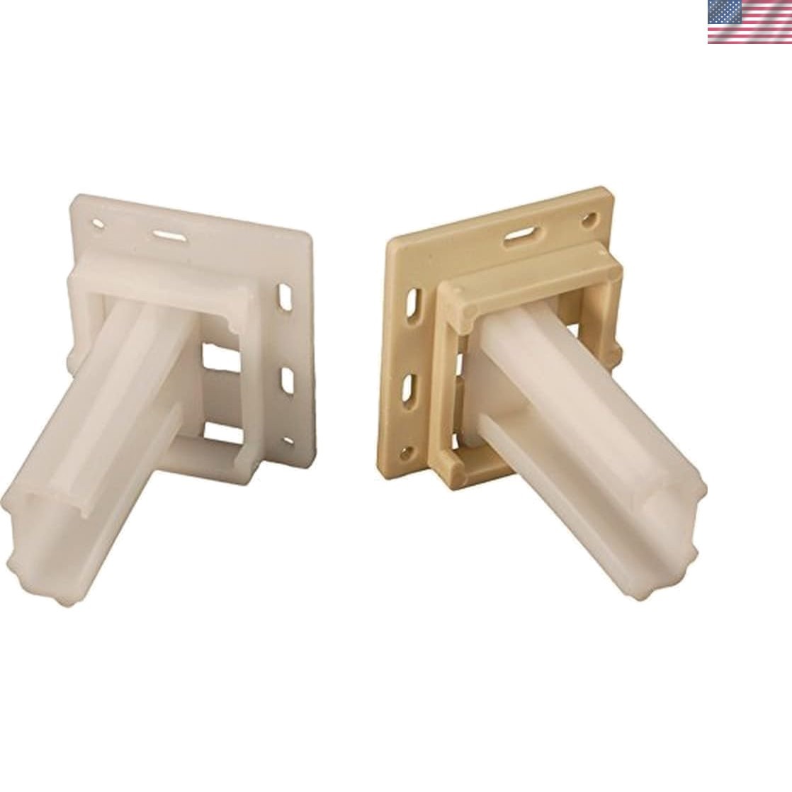 H306 C Shape Drawer Slide Socket Set – 4-Way Adjustable – Easy Install 2 Pack