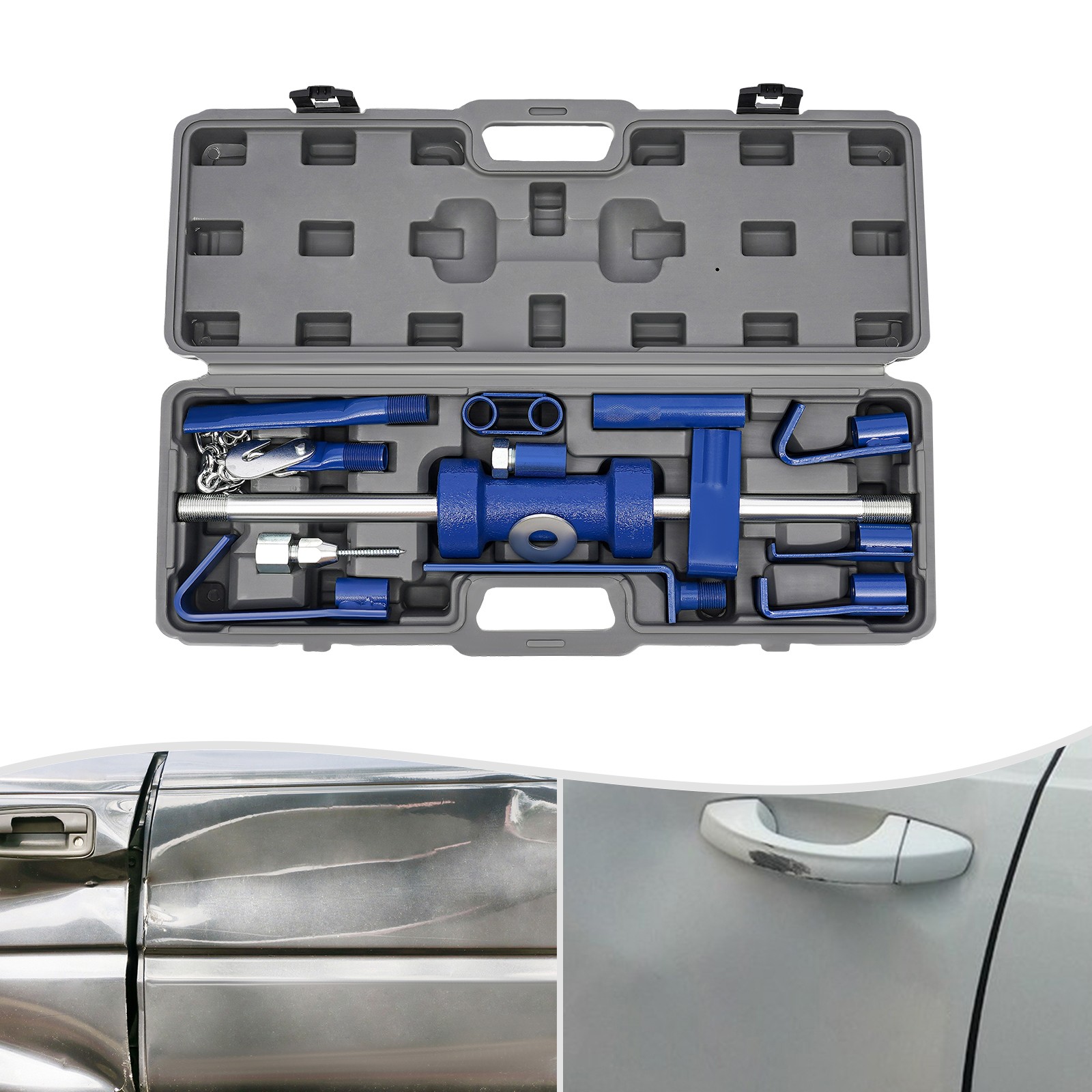 Dent Puller, Automotive Hammer Puller Frame Set, Slide Hammer Dent Puller Set