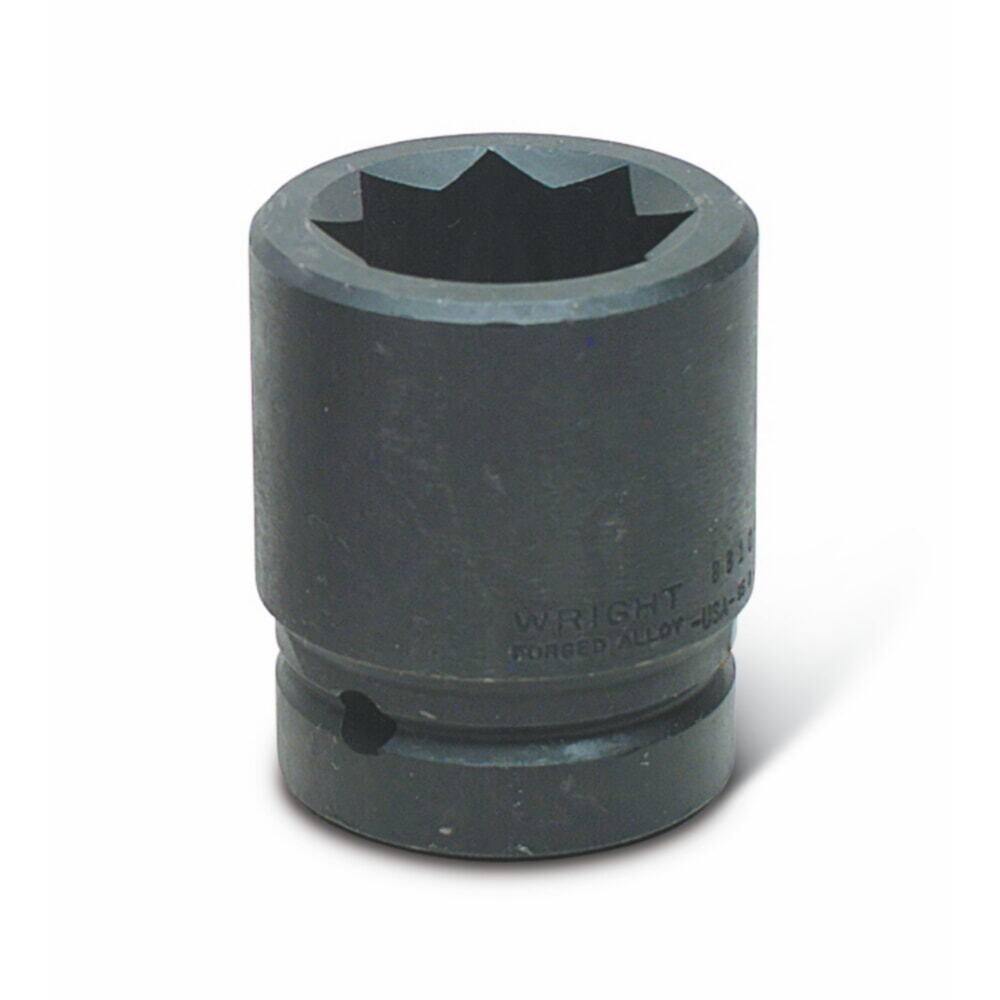 Wright Tool 1″ Drive Double Square Impact (Railroad) Socket 8-Point