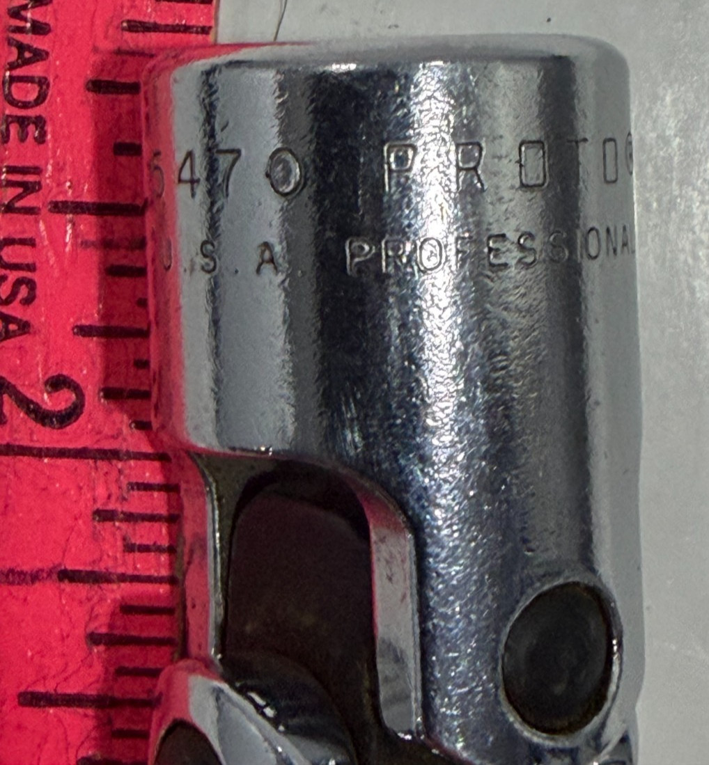 PROTO Tools Professional 5470 1/2” Drive Universal Joint Swivel Socket