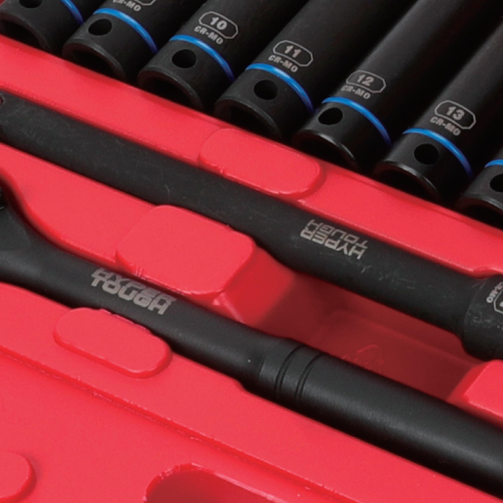 36-Piece 3/8-inch Drive Metric CRMO Impact Socket Set (mm)