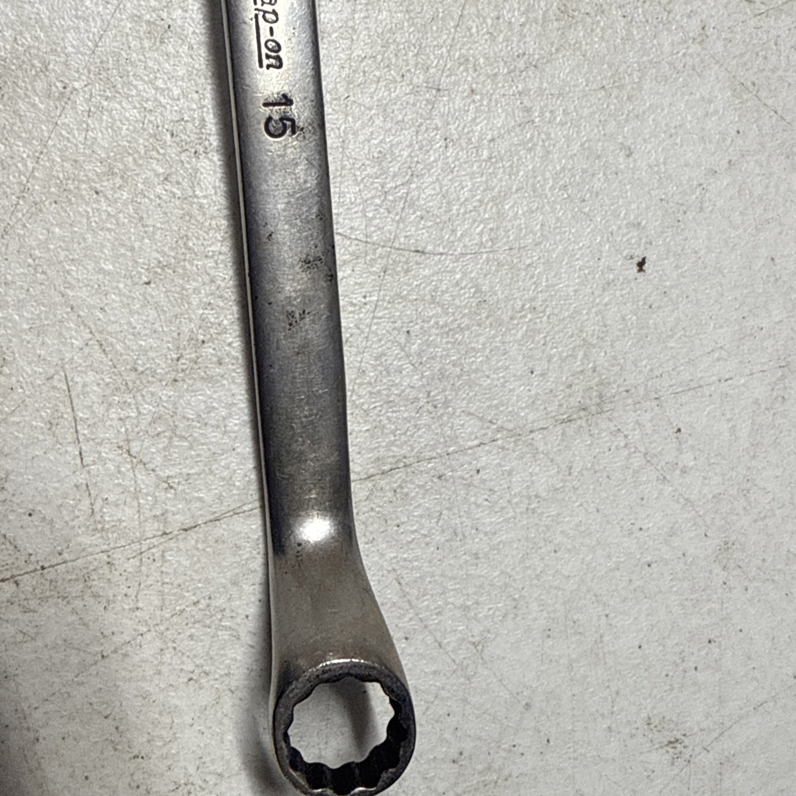 Snap-on XBM1315 13mm x 15mm 12 Point Offset Double Box End Wrench USA BIN