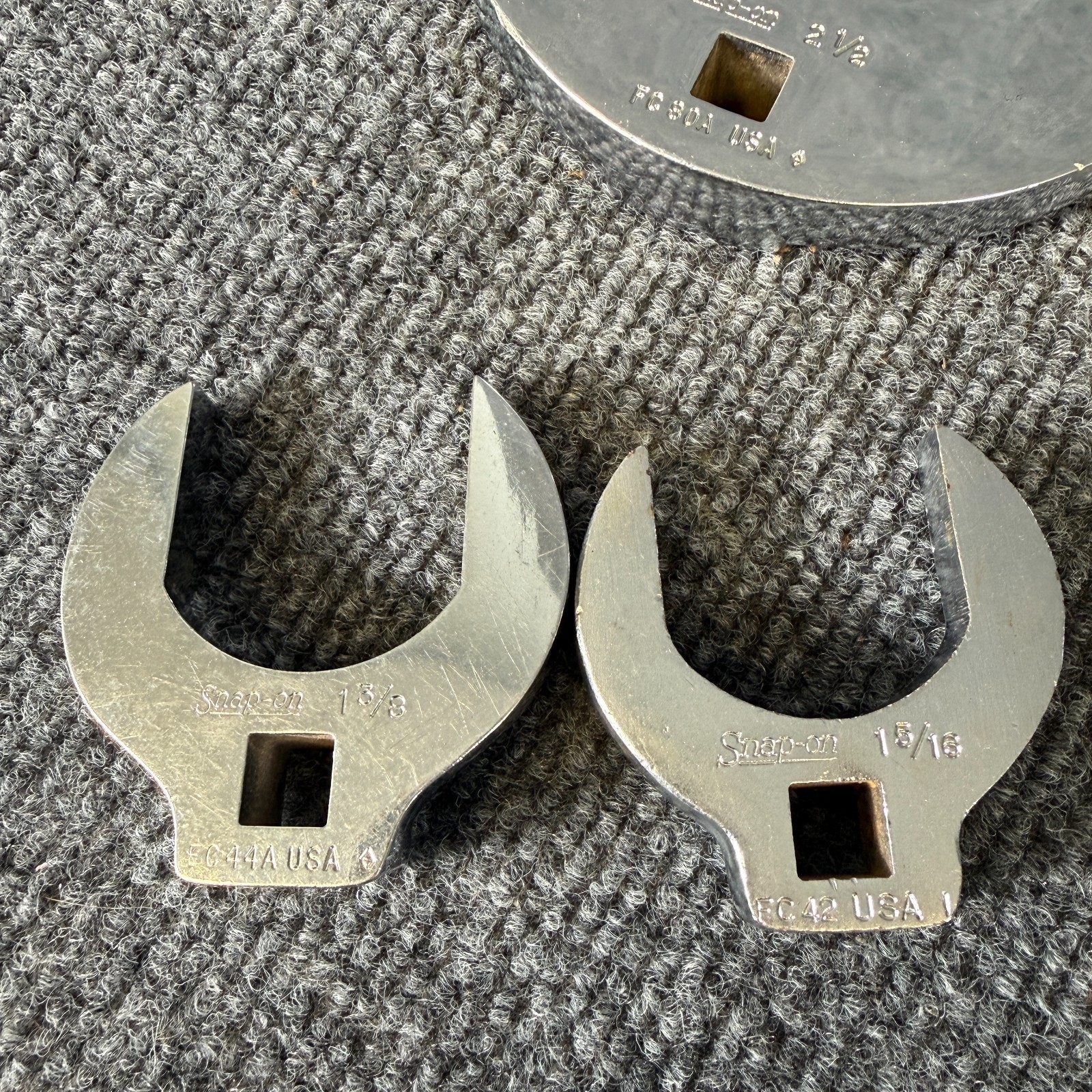 Snap-on CrowFoot 3/8″ Drive Open End Set of 10 USA Made 2″ 2 1/4″ 2 1/2″