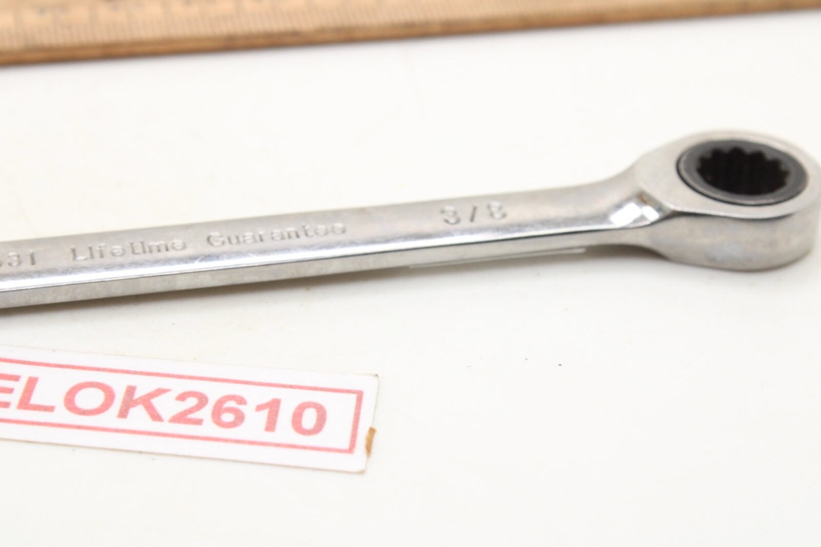 Power Torque GM6531 3/8″ 12 Point SAE Ratcheting Combination Wrench Chrome