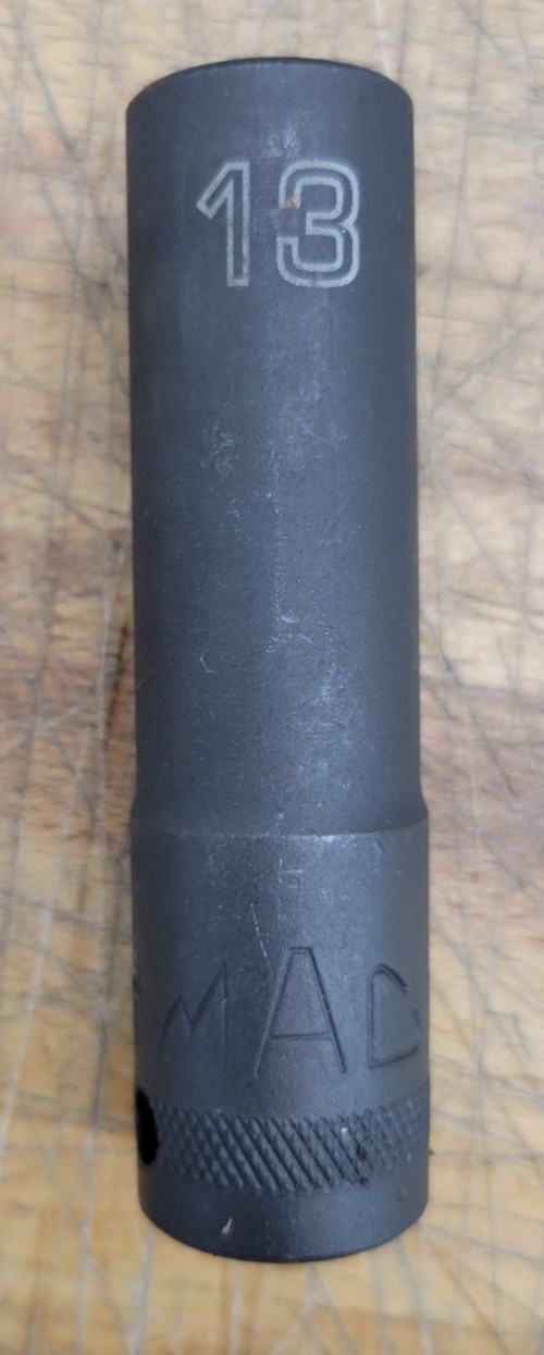 Mac-Tools SVDPM166BRPT 16 Pc 1/2″ Dr 6pt Metric Deep Impact Socket Set – USED