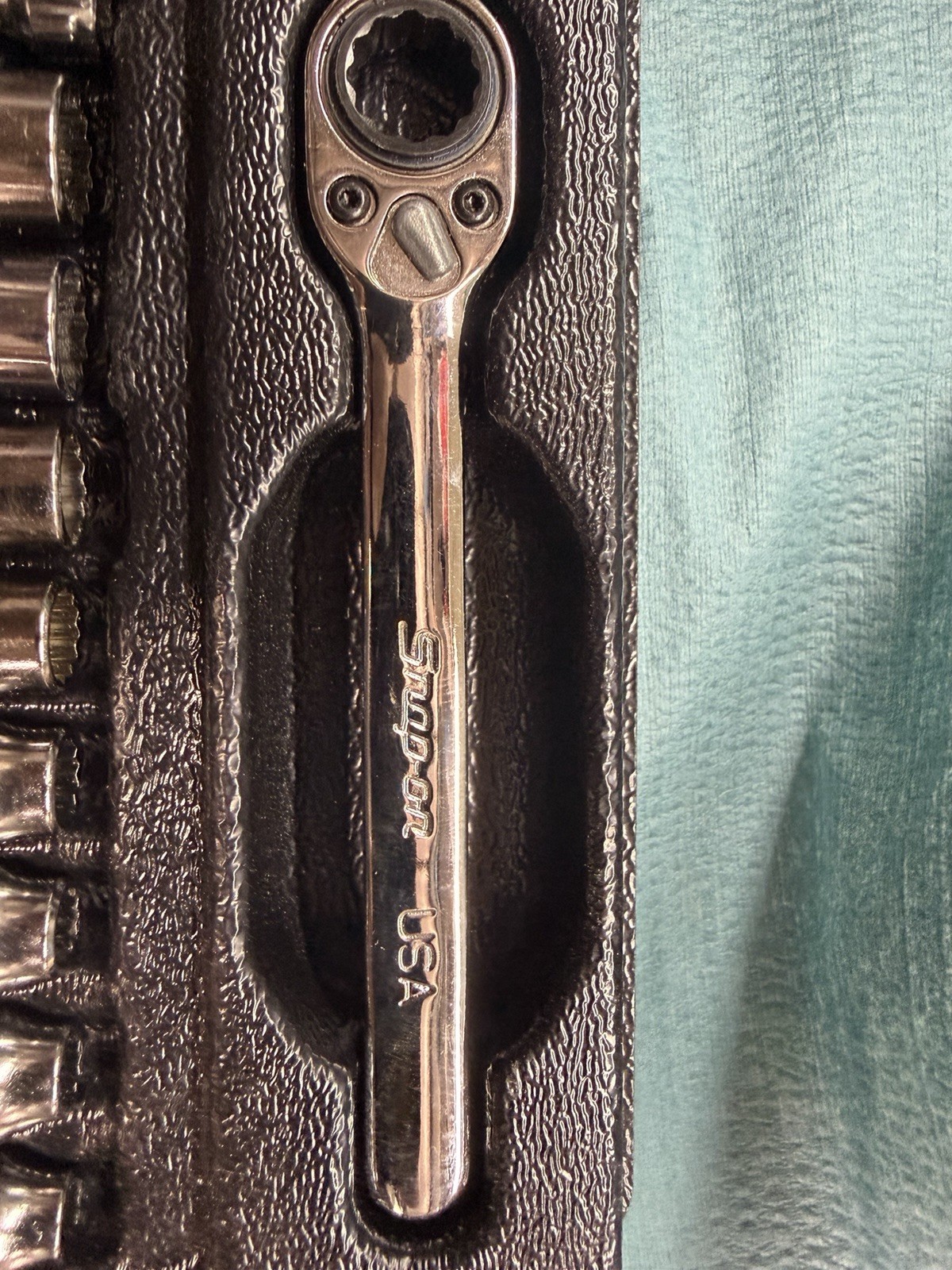 Snap On Tools Pass Threw 1/4 Inch Drive RAT 72A Metric, 5-13 , 12 Point .