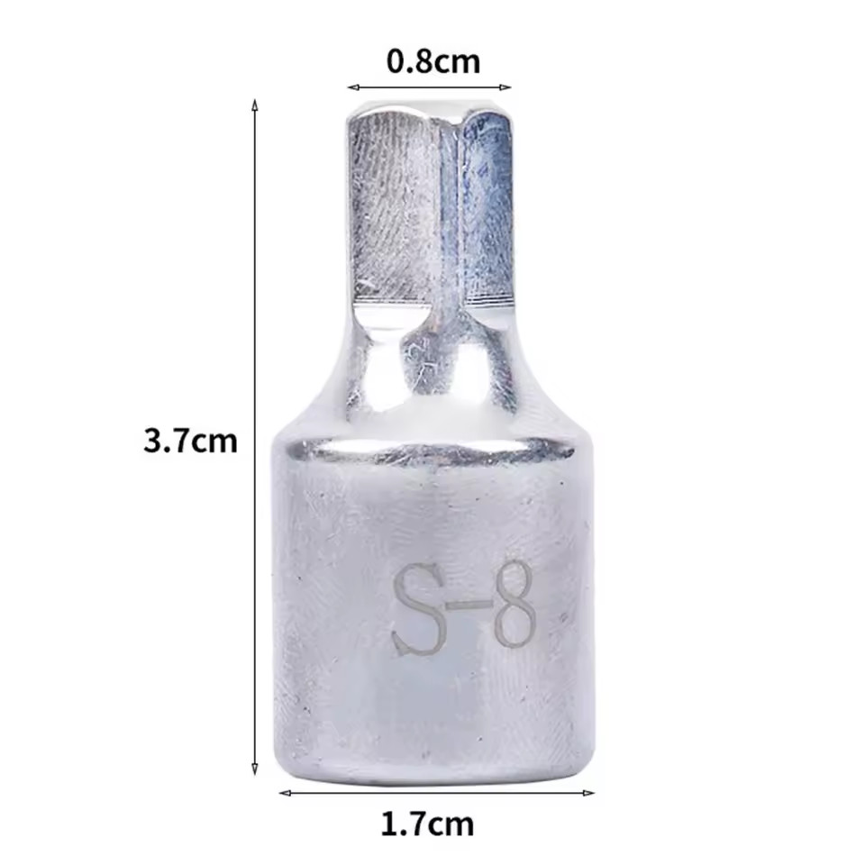 8MM Square Oil Sump Drain Plug Key Tool Remover for Renault Citroen Peugeot