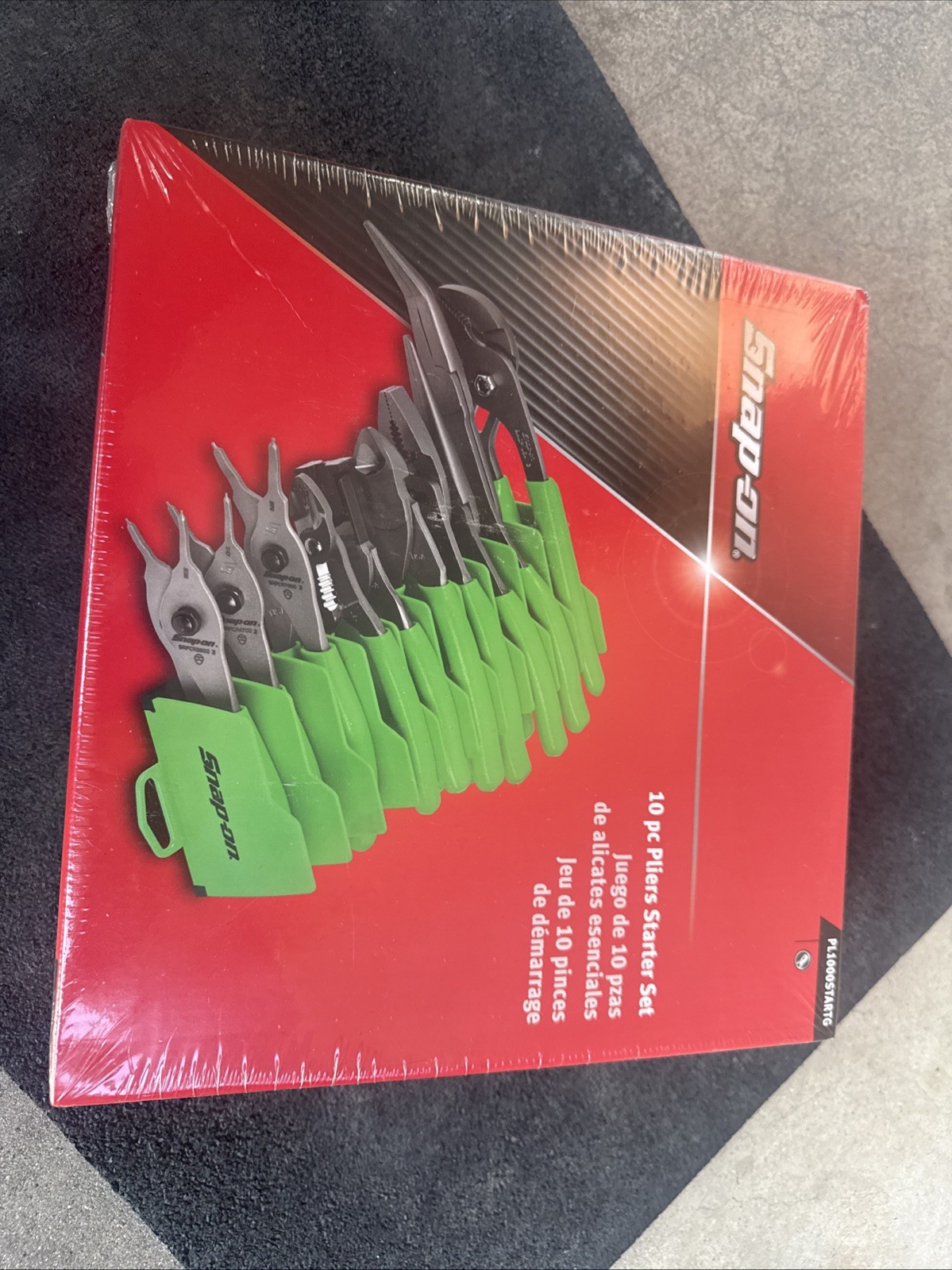 For SNAP ON PL1000START G 10pc Pliers Starter Set Needle Nose Cutters Crimper