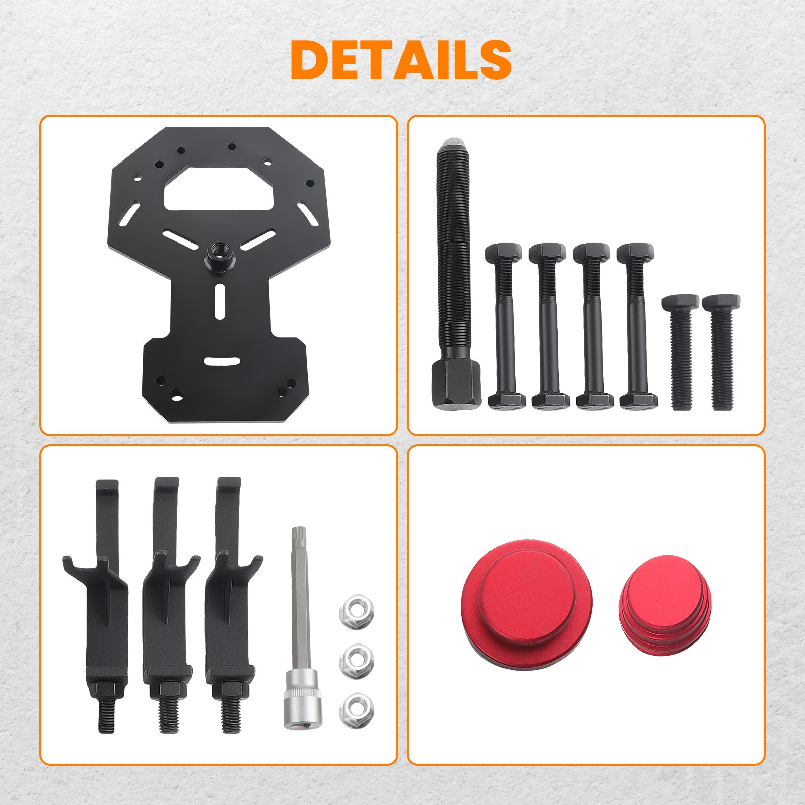 Double Clutch Dry DPS6 Transmission Installer Remover Tool Kit Fit Volvo Ford