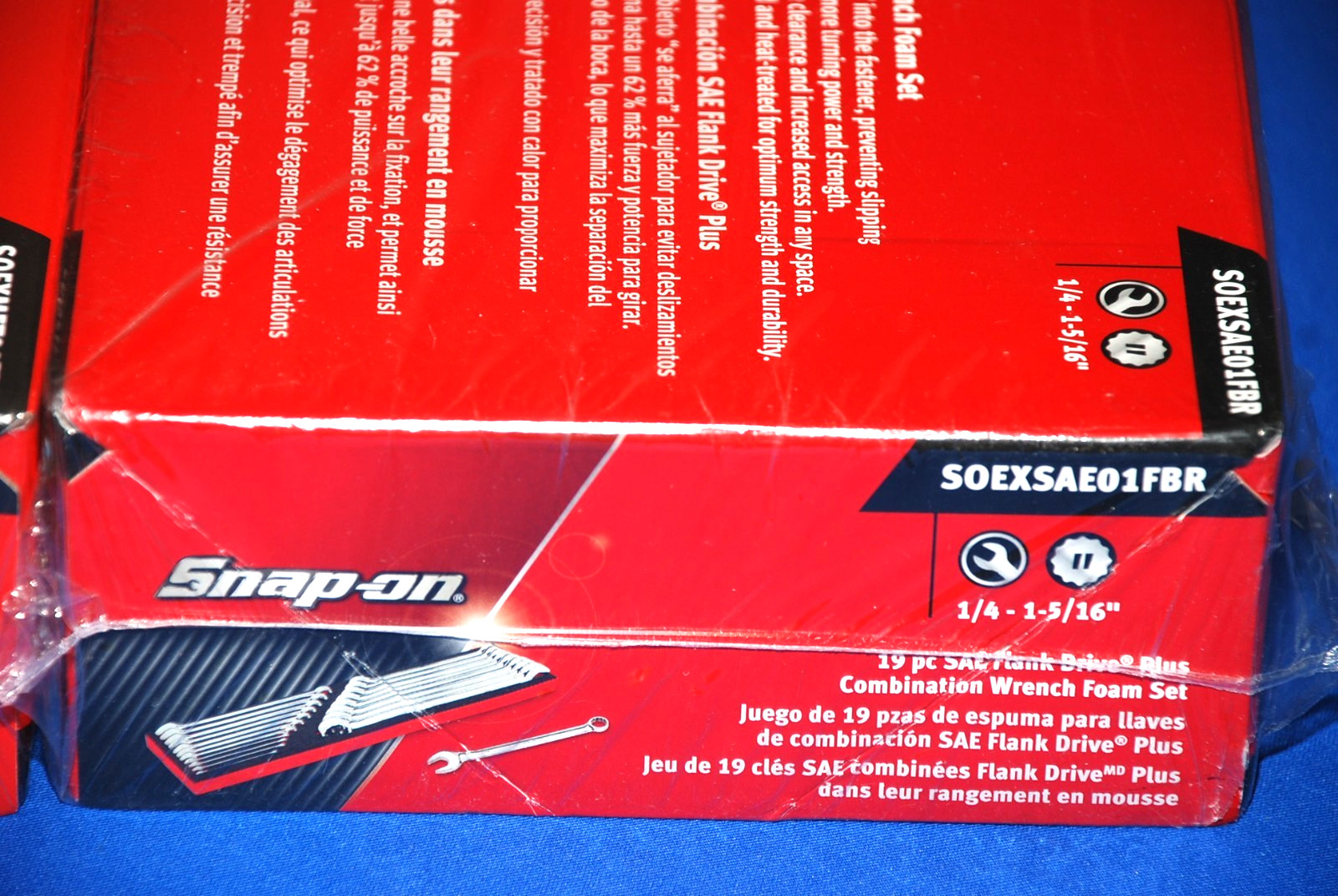 Snap-On NEW 38 Pc Master Flank Drive Plus SAE & Metric Combo PRO-FI Wrench Set