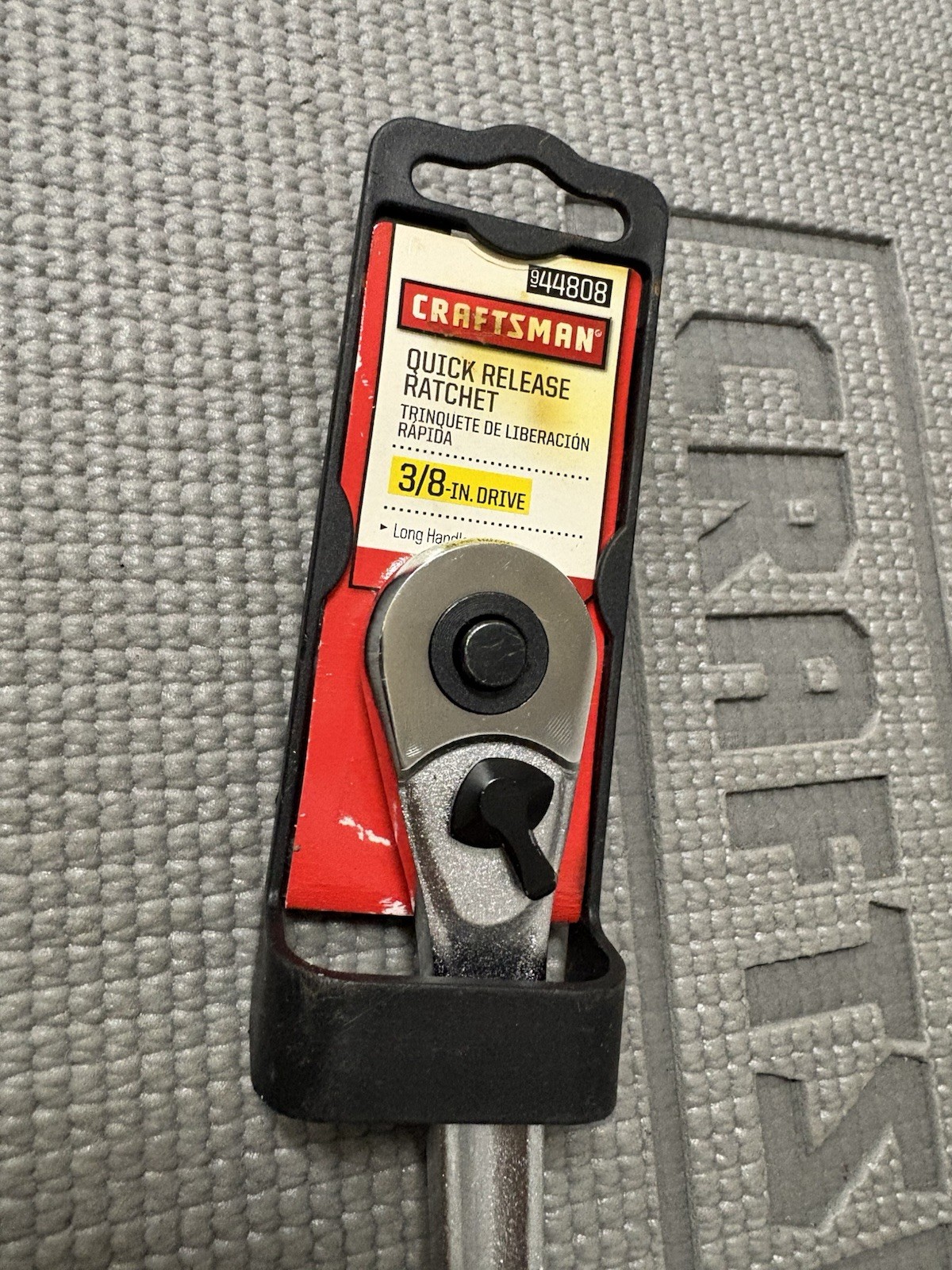 NOS Sears Craftsman 3/8” Teardrop Quick Release Long Handle Ratchet 44808