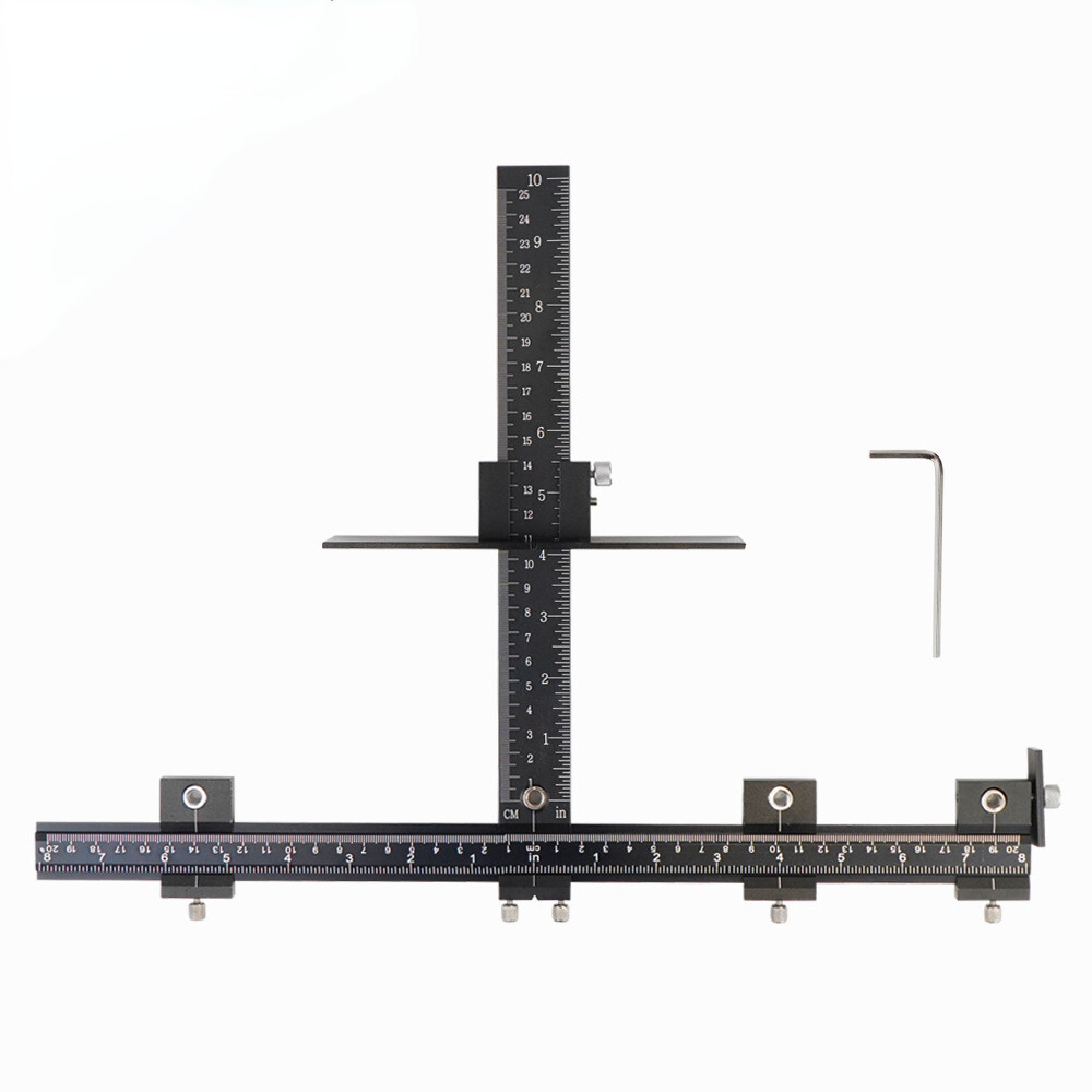 Cabinet Hardware Jig Adjustable Punch Locator Handle Template Tools Drill Guide