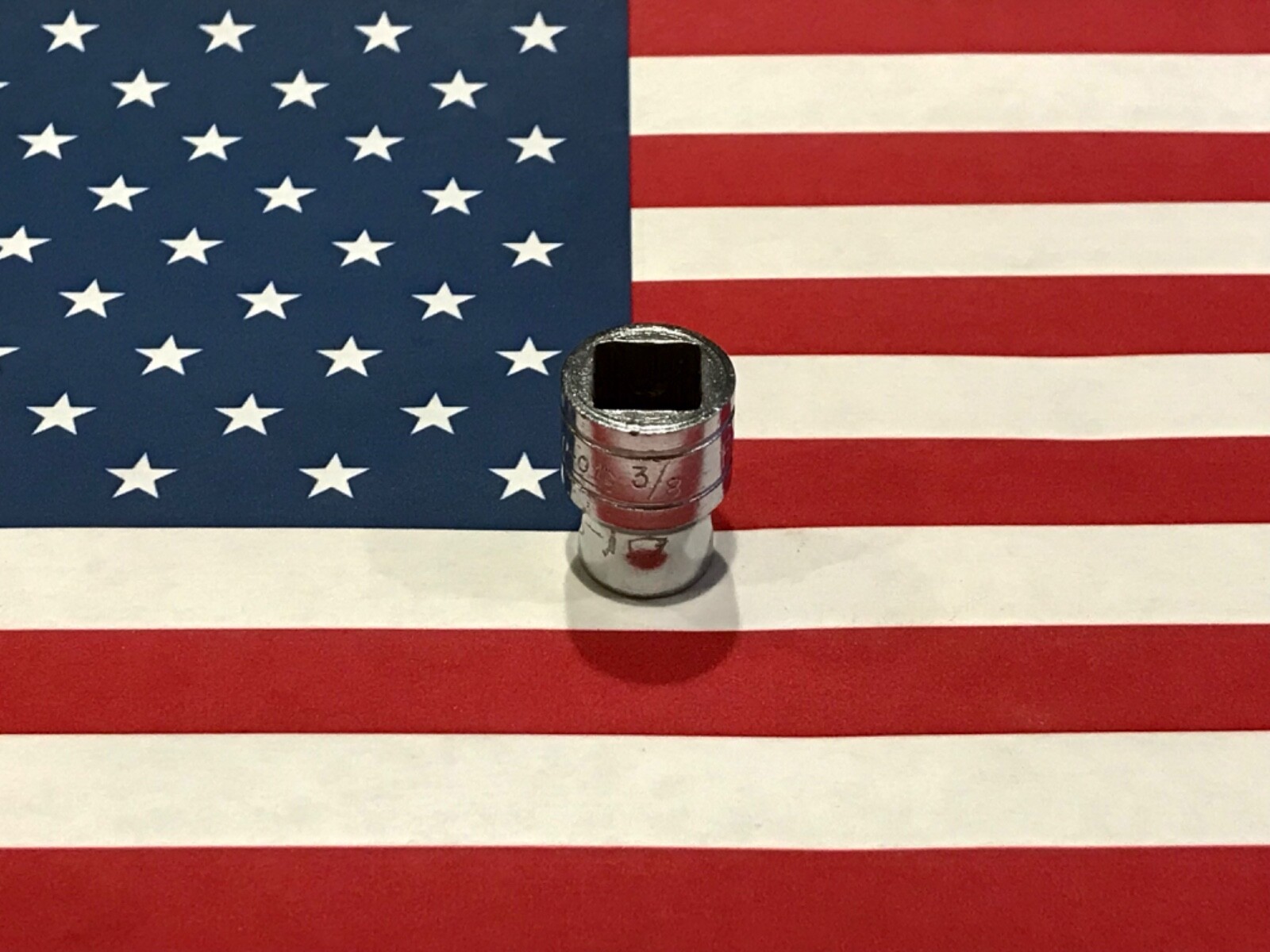1958 Vintage Snap-on 3/8″ Shallow Socket, 12 Point, 3/8″ Drive, F 121 USA 🇺🇸