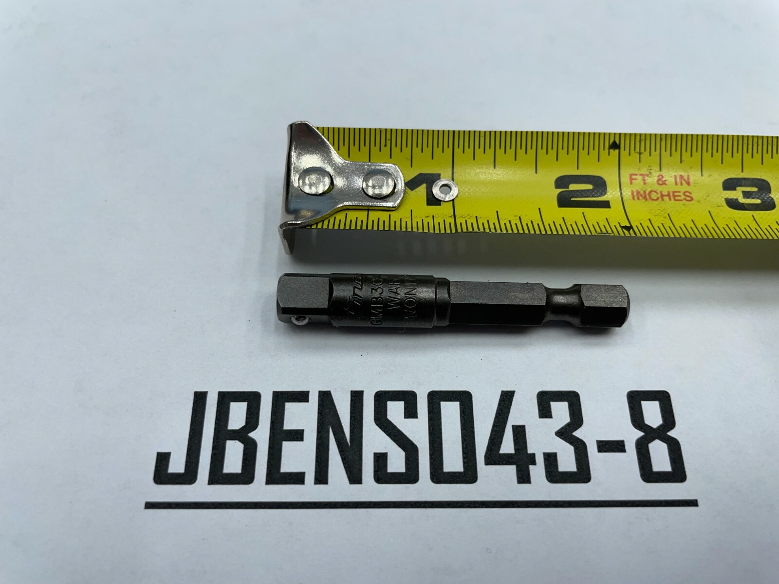 Snap-on Tools USA NEW 1/4″ Hex-To-1/4″ Square 2″ Long Drive Adapter GMB3042