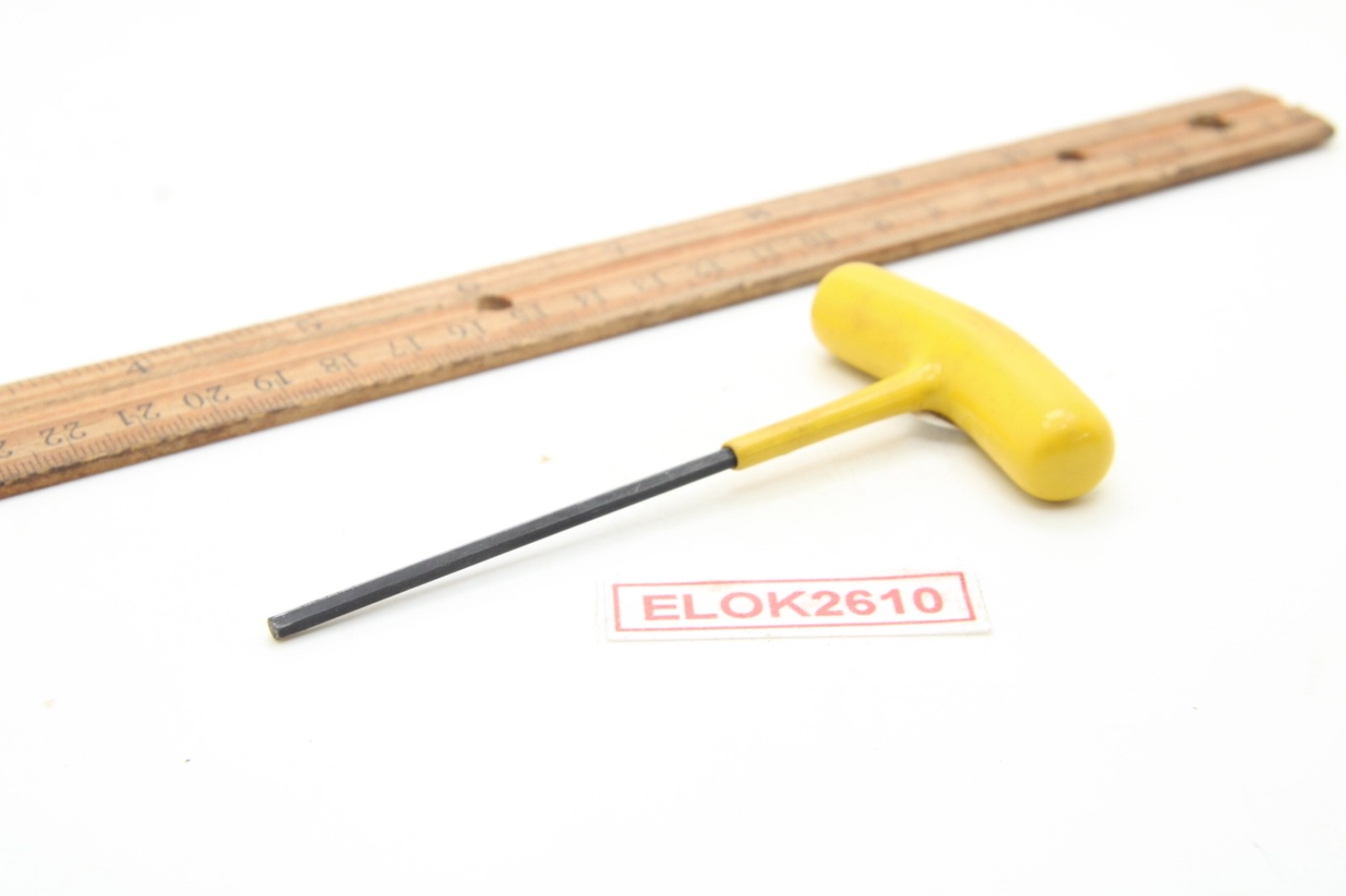 Bondhus 13206 7/64″ SAE Hex T-Handle 4.5″ Length Yellow Soft Grip USA