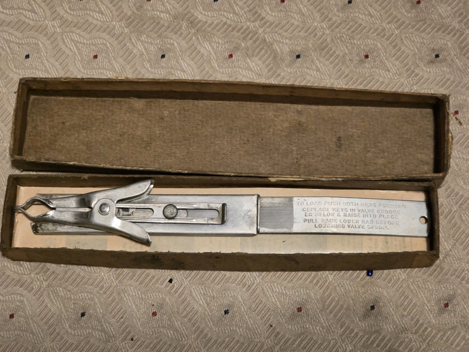 Vintage Blue Point/Snap-on Split Lock Replacer Tool CF-7B w/box & orig paper