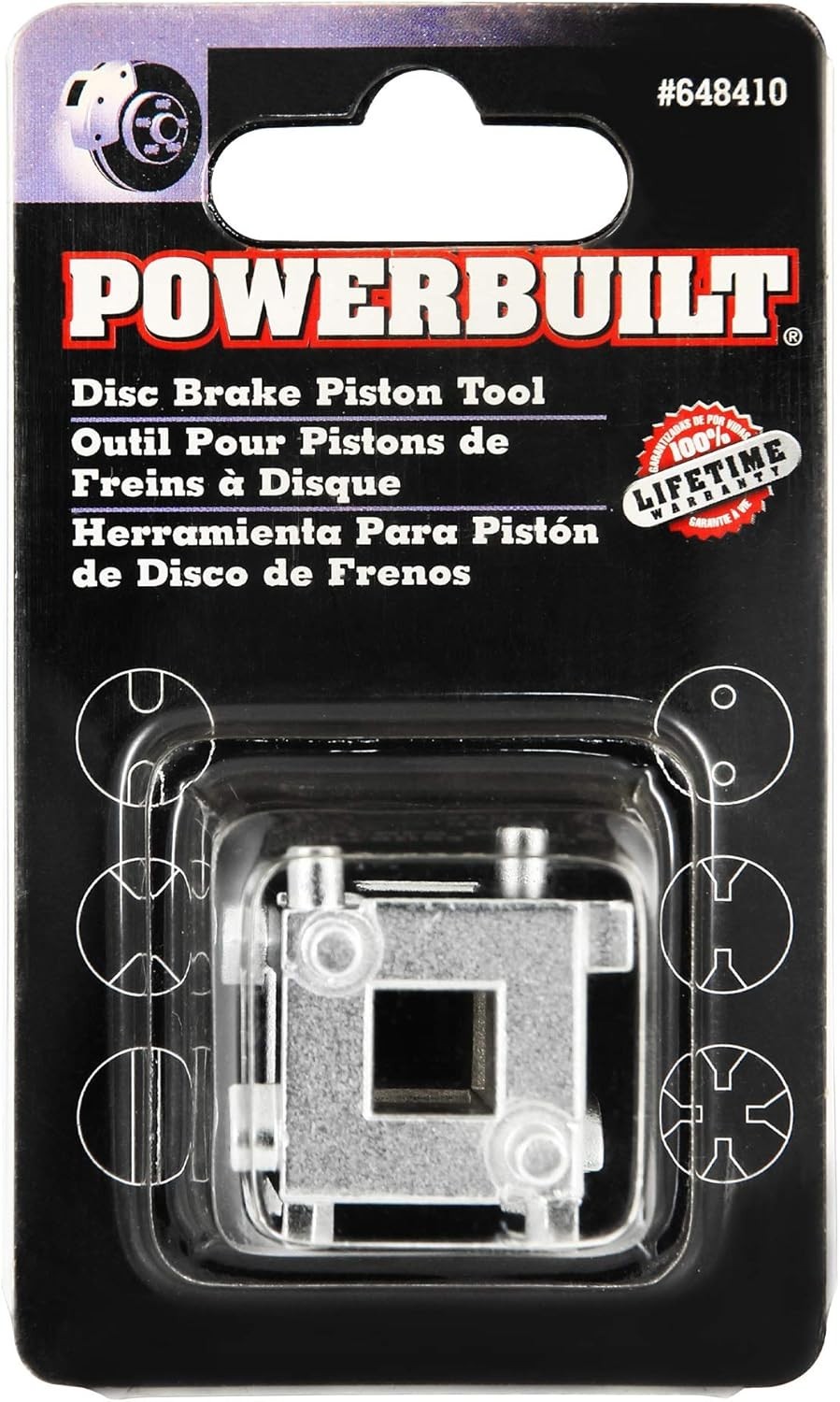 Rear Disc Brake Piston Tool 3/8 Inch Drive Brake Caliper Tool for Vehicle Spe…