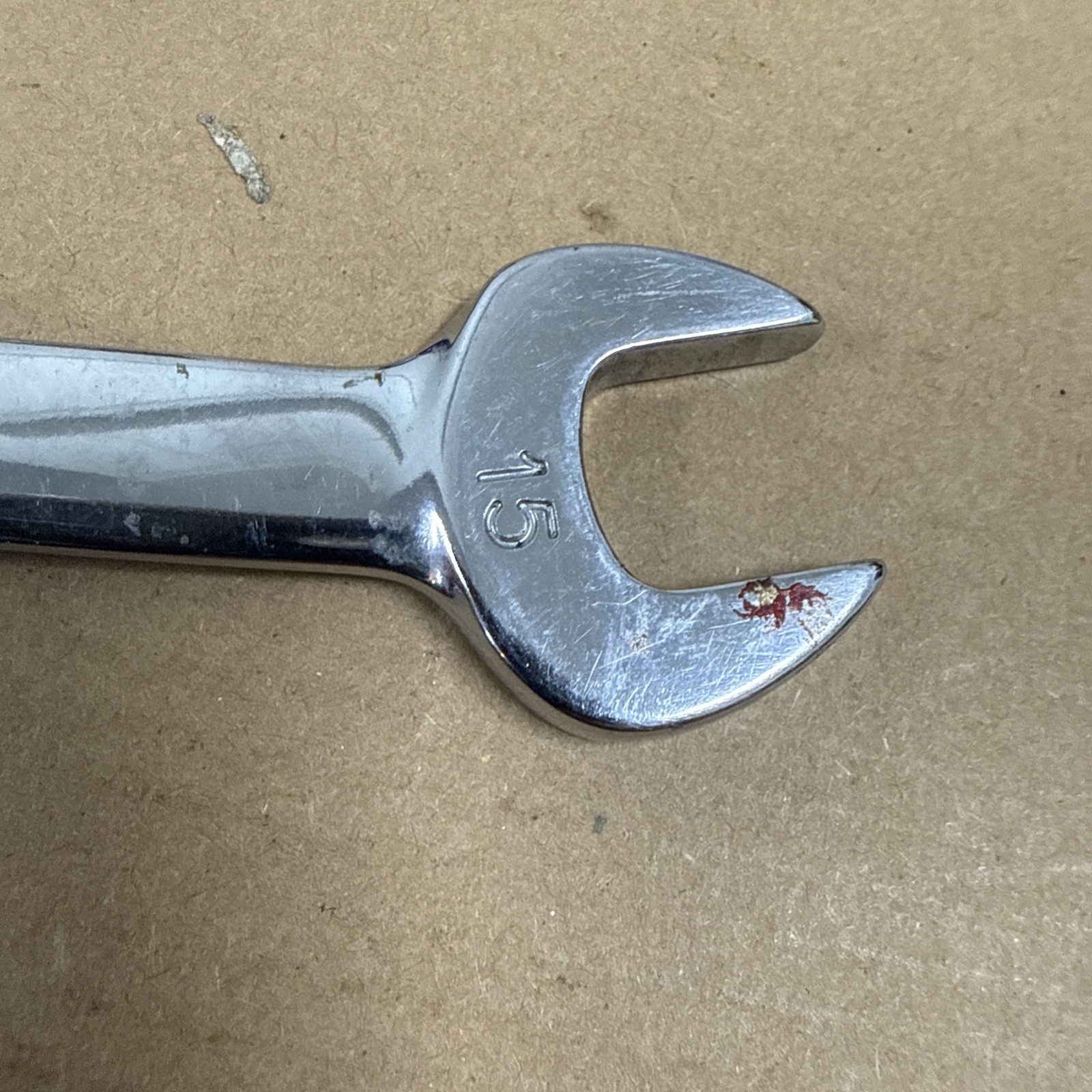 Snap-on 14mm x 15mm Double Open End Wrench VOM1415 USA VOM 1415