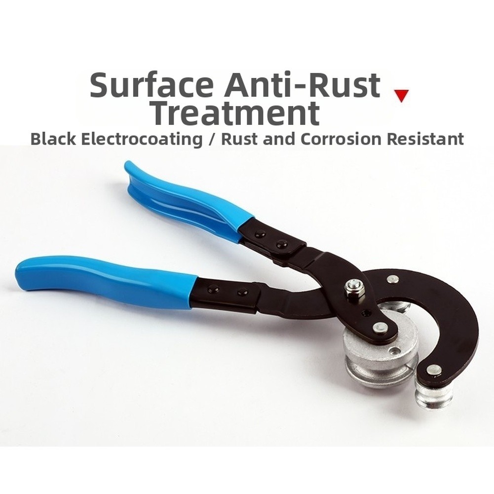 Manual 4 in 1 Tube Bender Tool for For copper Aluminum and Steel Pipes Red Blue