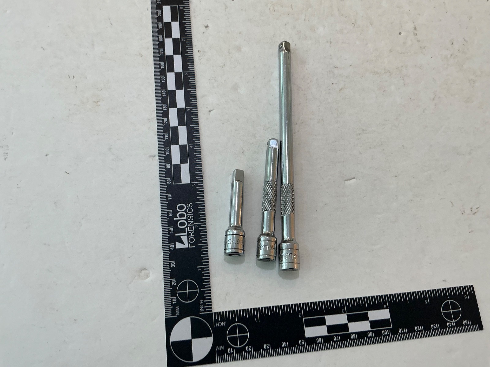 S-K tools 1/4″ drive 3 pc extension set knurled 2″,3″,6″ made in USA