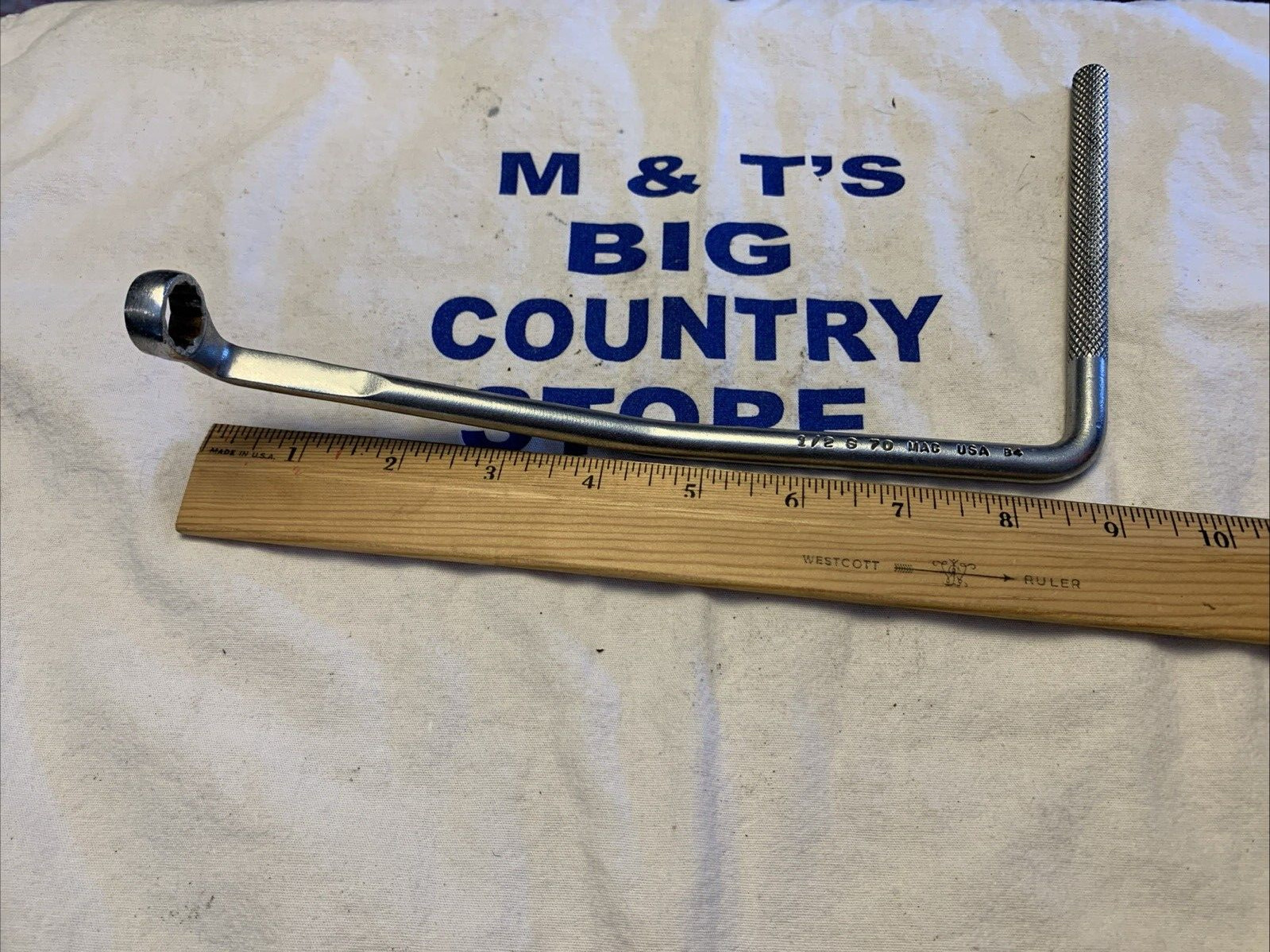 Mac Tools USA 1/2″ 12pt Distributor Wrench (offset) with 11″ in Length S70