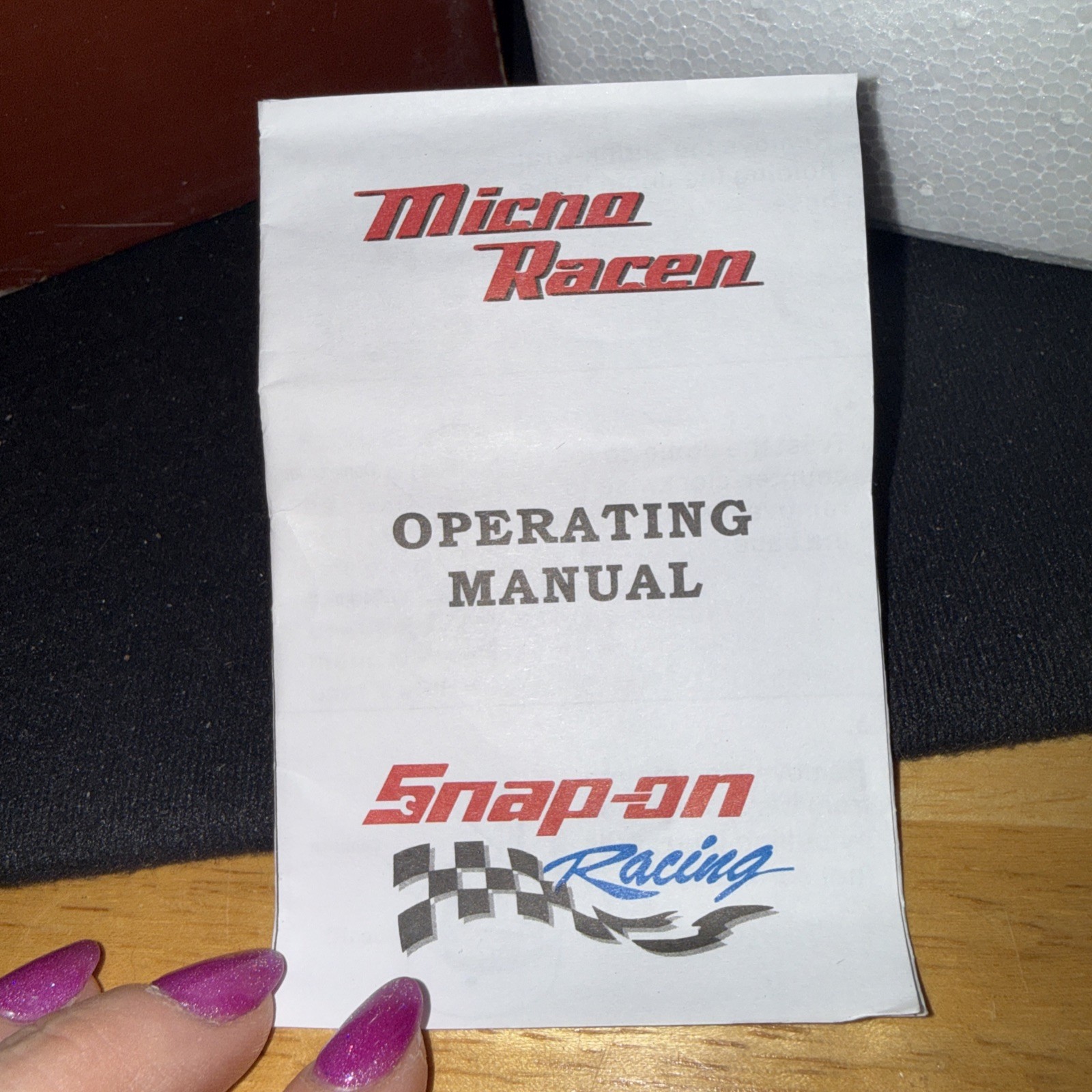 Snap-On Micro Race CAR SSX2424 New Old Stock Sealed Red/white