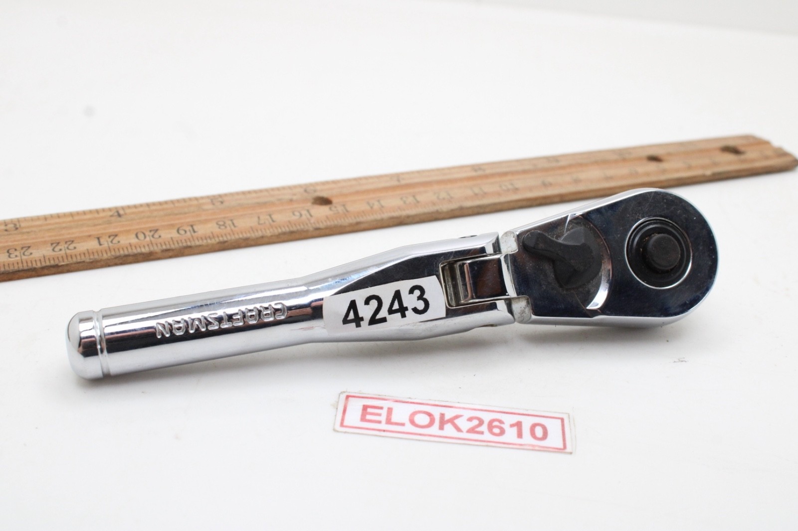 Craftsman 44834-VS 3/8″ Drive Stubby Flex Ratchet Quick Release 5.5″ USA