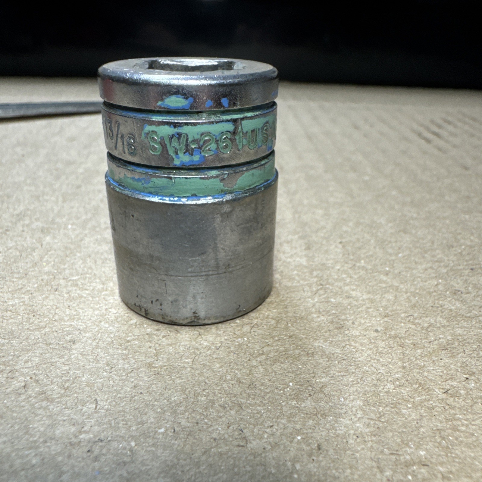 Snap-on Tools SW-261 1/2″ drive 13/16” 12 Point Socket USA Underlined Logo
