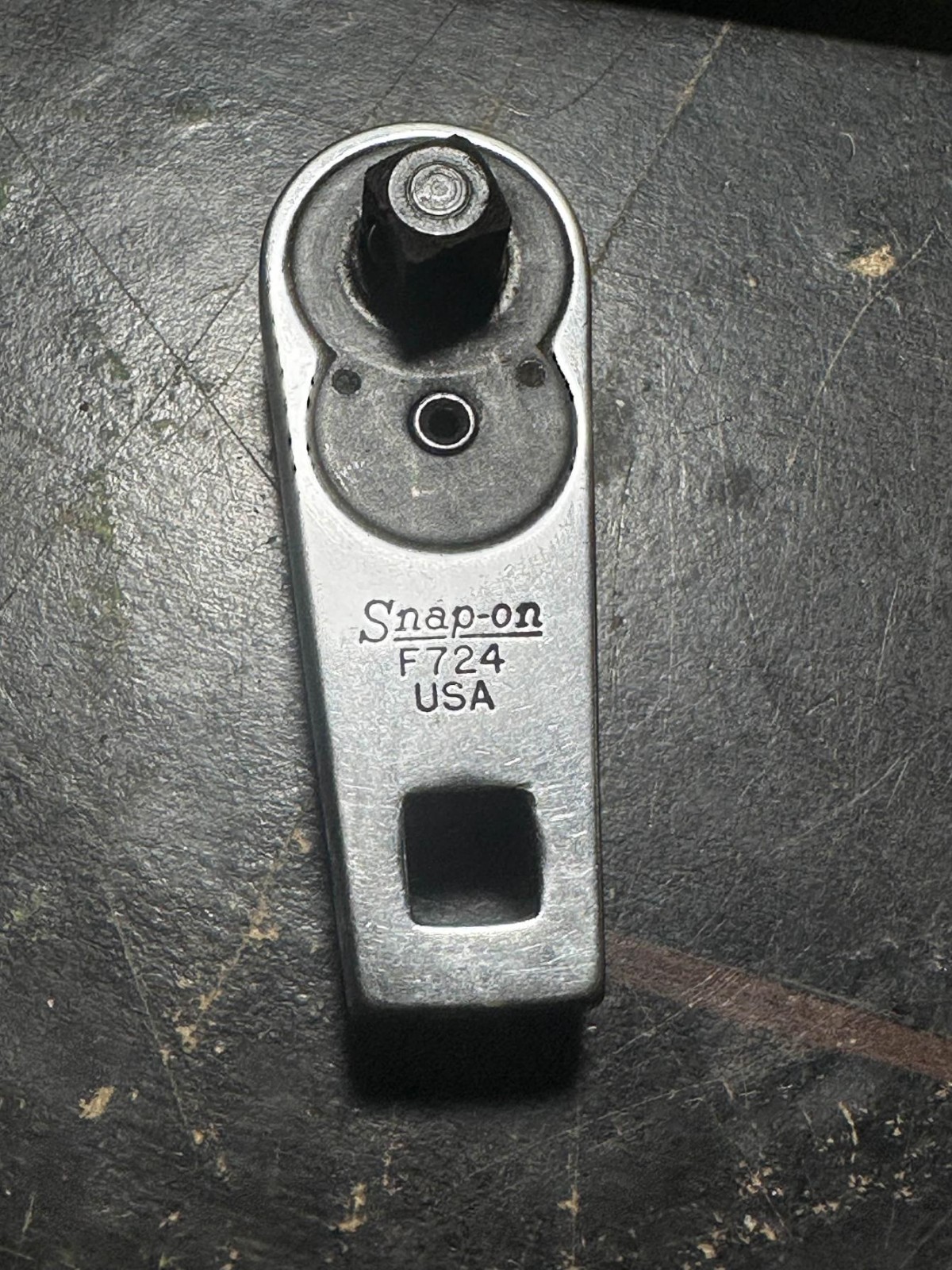Snap-On 3/8″ Drive Ratchet Head F724 Turn An Extension Into Ratchet Handle