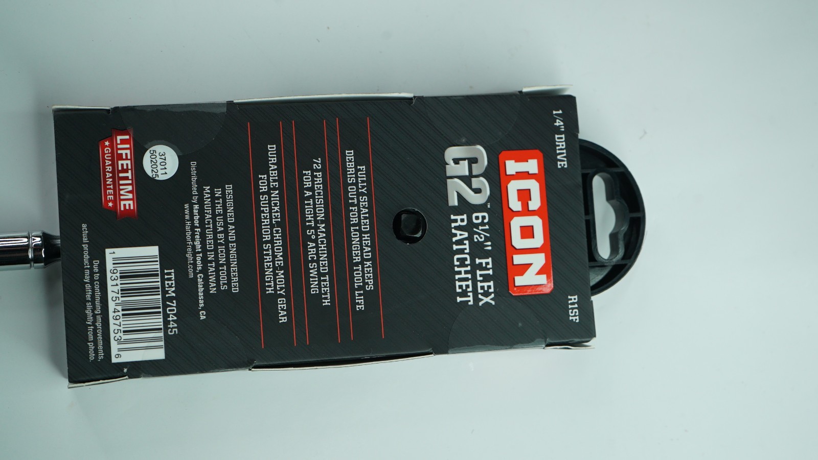 ICON G2 1/4″ Drive 6 1/2″ Flex FLEX Ratchet R1SF NEW FREE SHIPPING📦