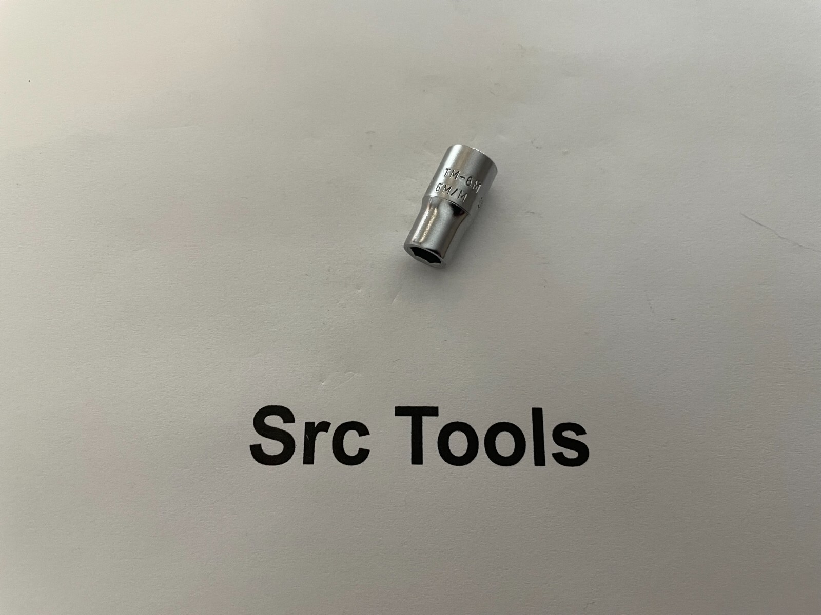 *RARE* Snap-on Tools USA 1/4″ Driv 6mm Metric 6pt Shallow Chrome Socket TM-6M
