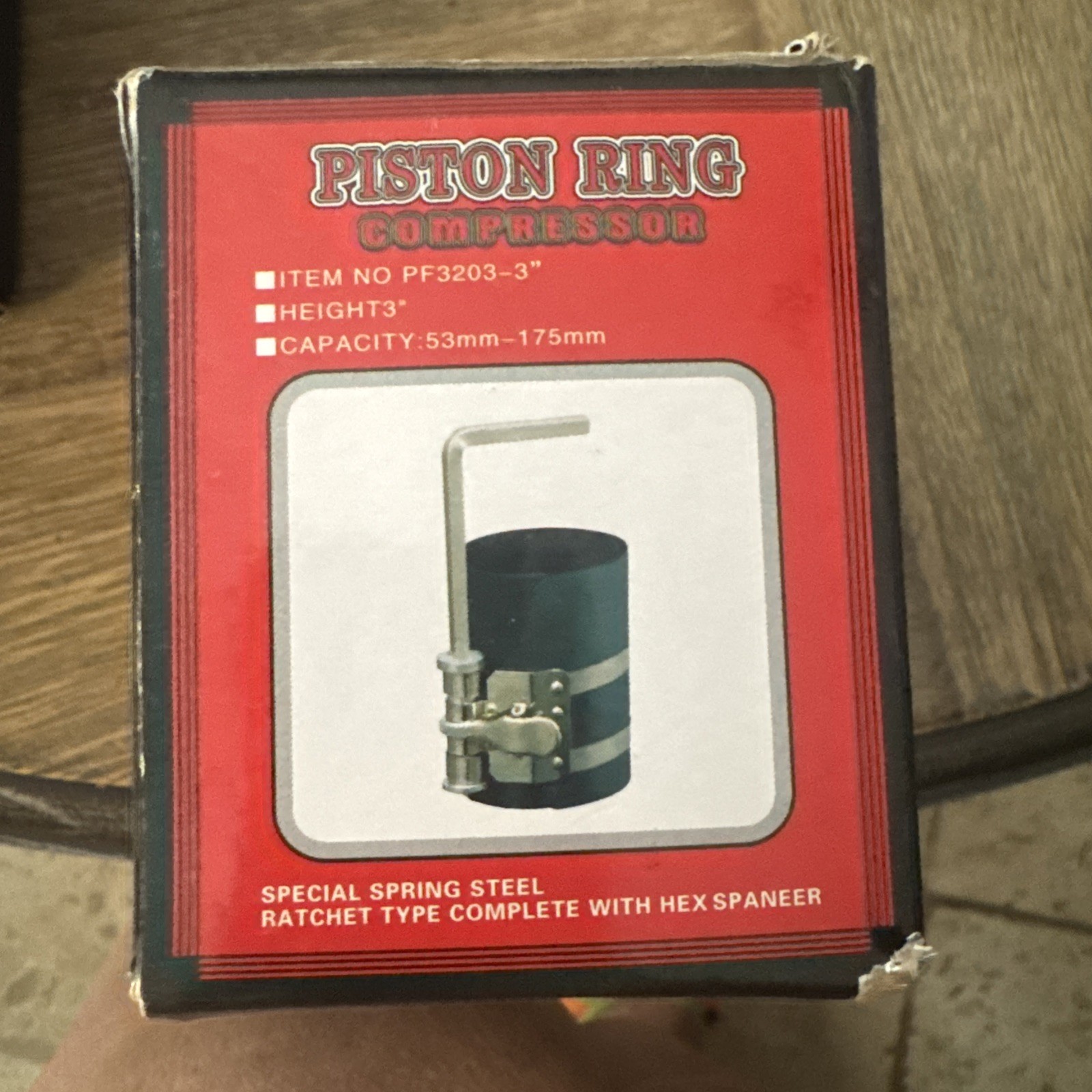New Piston Ring Compressor 53mm- 175mm PF3203-3″ HBPFQB