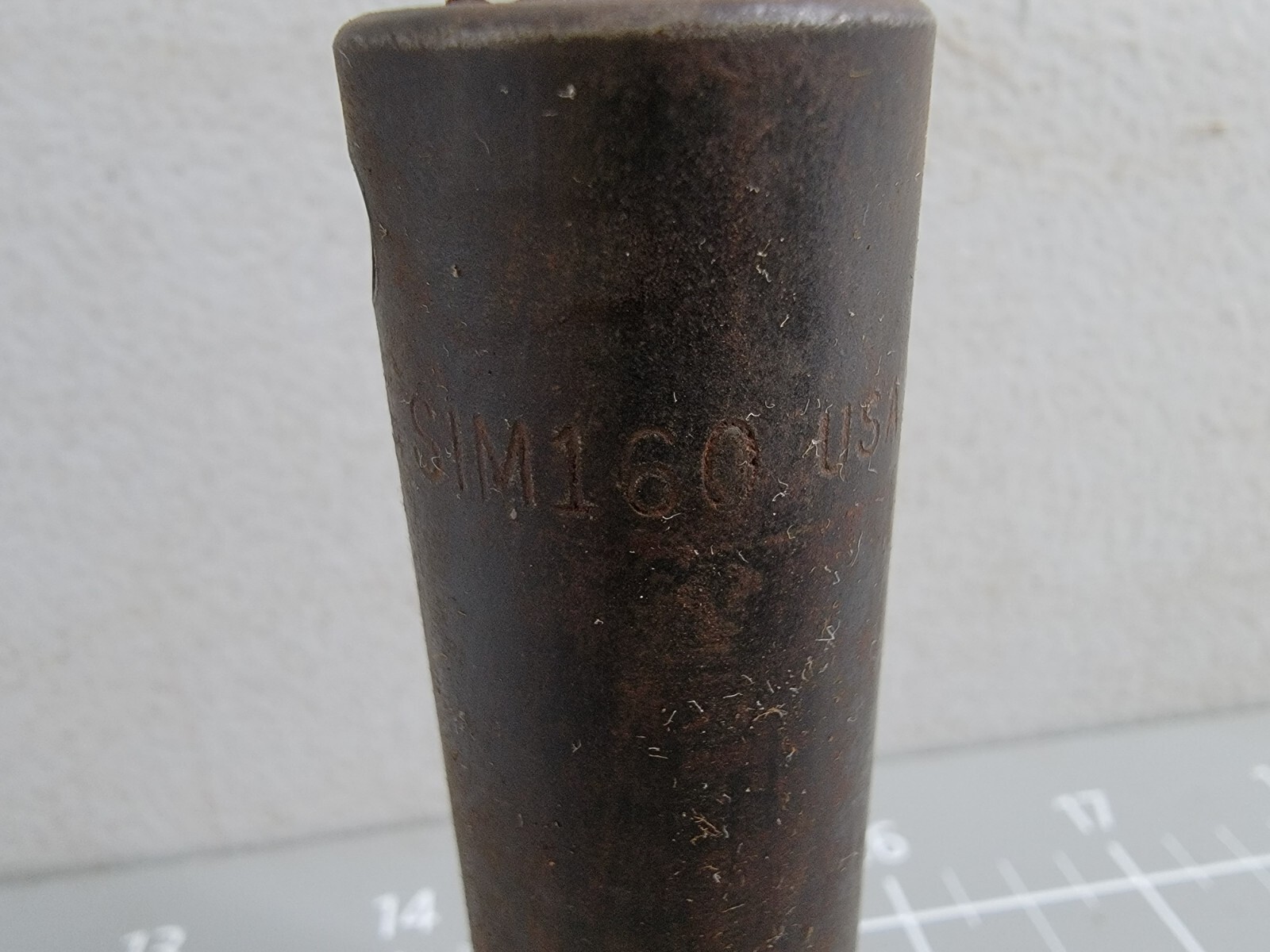 Snap-On 1/2 inch Deep Impact Socket 6 Point 1/2 Drive SIM160 Fair Used Condition