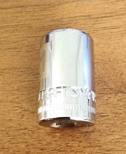 Craftsman 11mm Socket 6 Point 1/4″ Drive Z-AL 34607 Easy Read (Stamped & Etched)