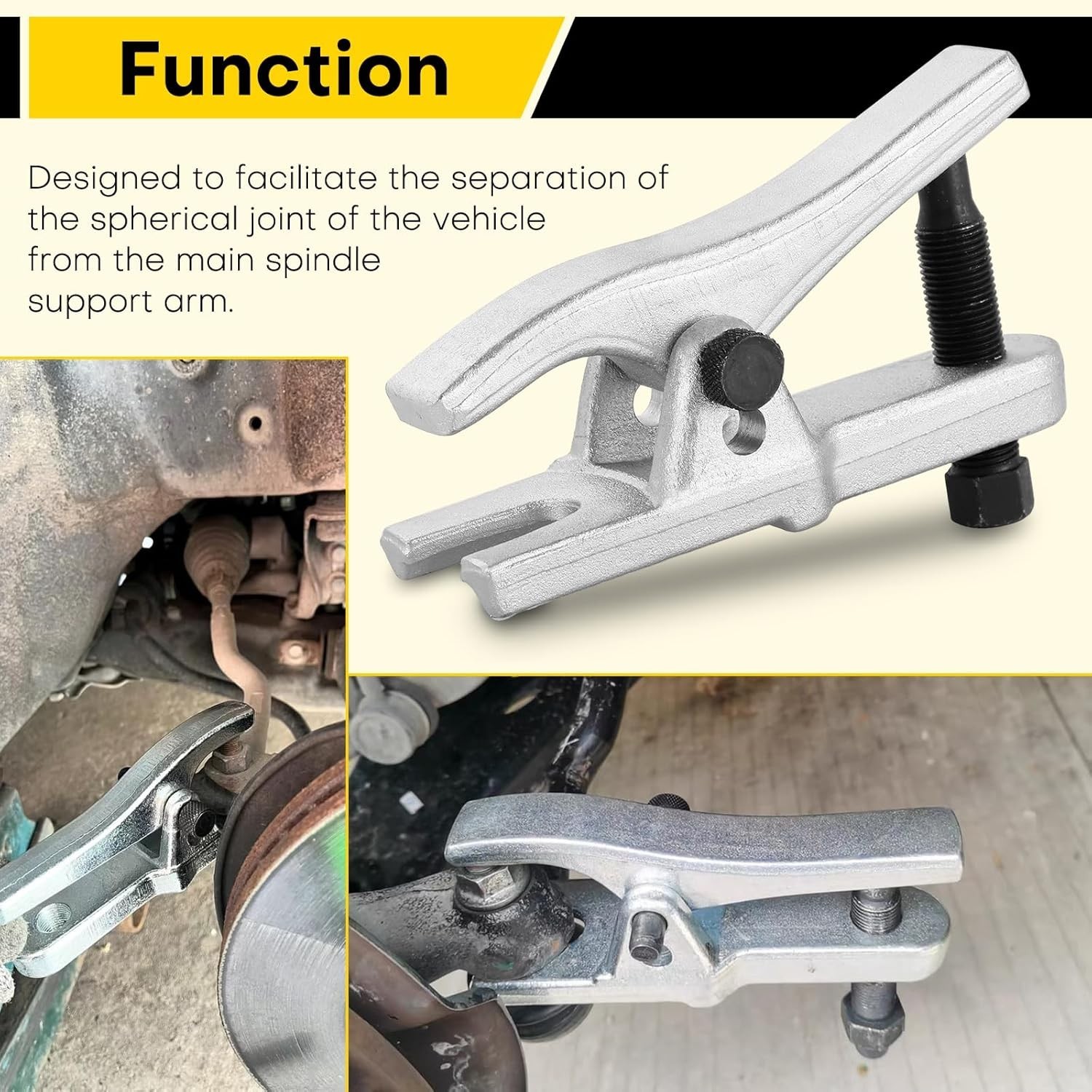 Universal 19mm Ball Joint Puller Separator Tie Rod End Remover Removal Tool US