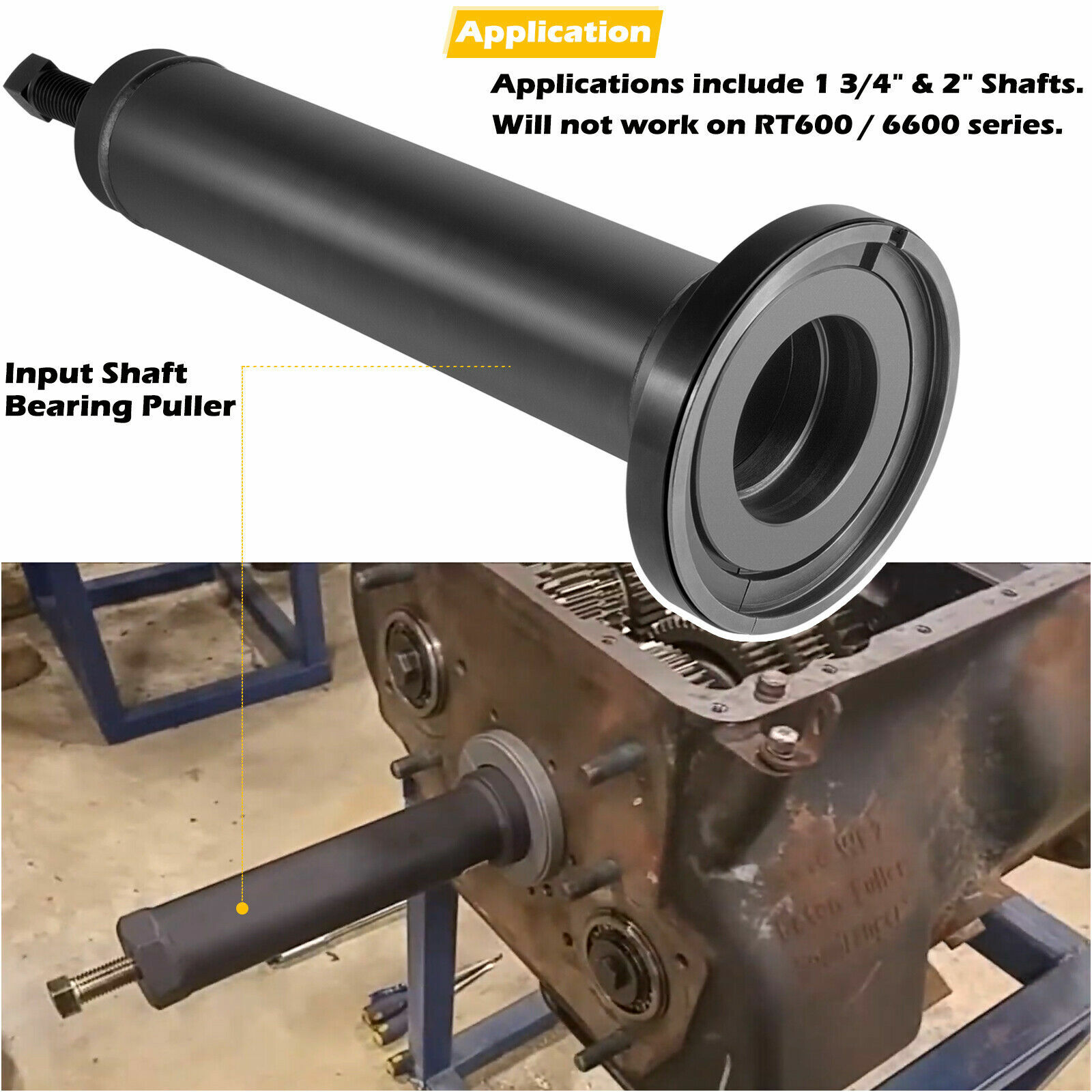 Eaton Fuller Input Shaft Bearing Puller Tool for 1 3/4″ & 2″ shafts