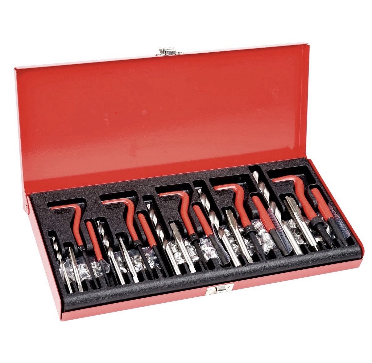 VEVOR 166 PCS Helicoil Thread Repair Kit Metric Rethread Tool M5 M6 M8 M10 M12