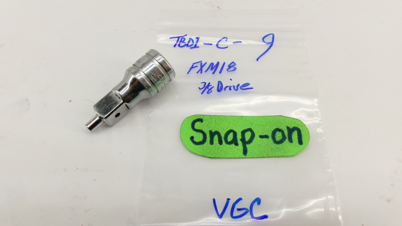 Snap-on tools USA FXM18 3/8″ drive 1-25/32″ Magnetic Adaptor Extension Nice!