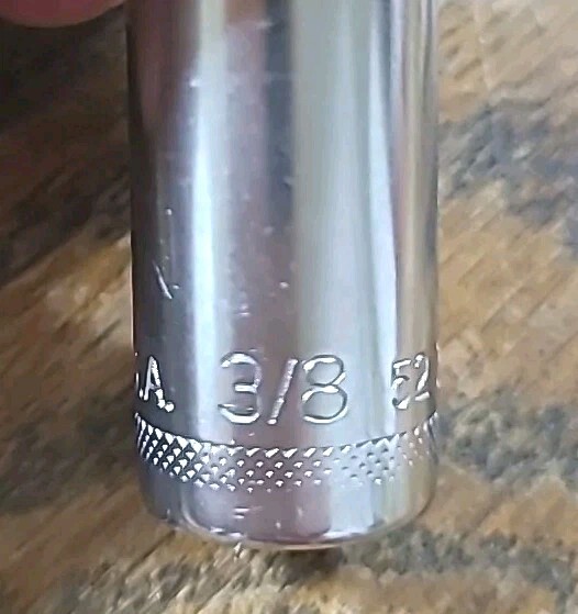 Easco 1/2″ Extensions-3″, 10″. 3/8″ Socket. EUC USA MADE Mechanics Tools